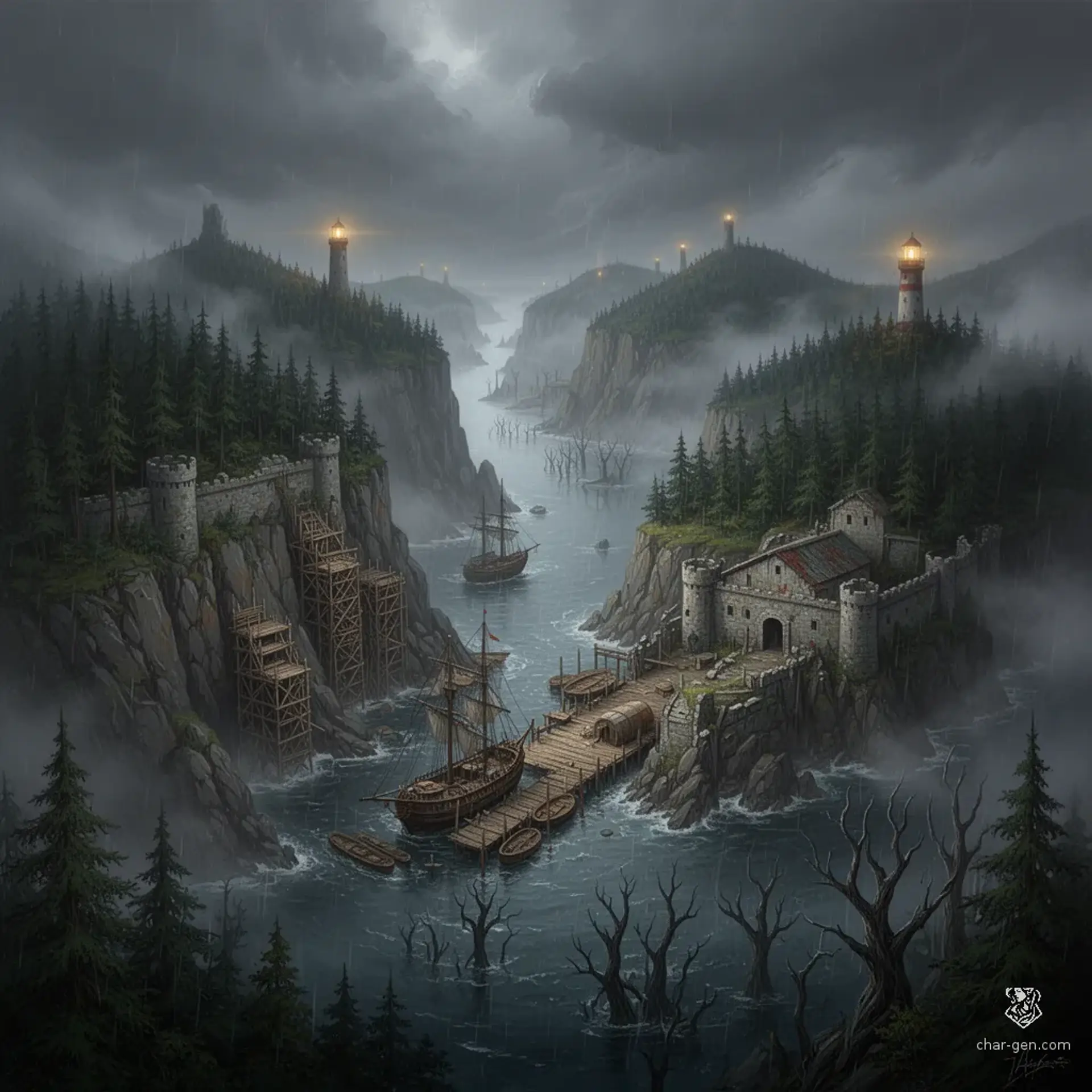 Republic of Dodbronia - AI-generated fantasy Region