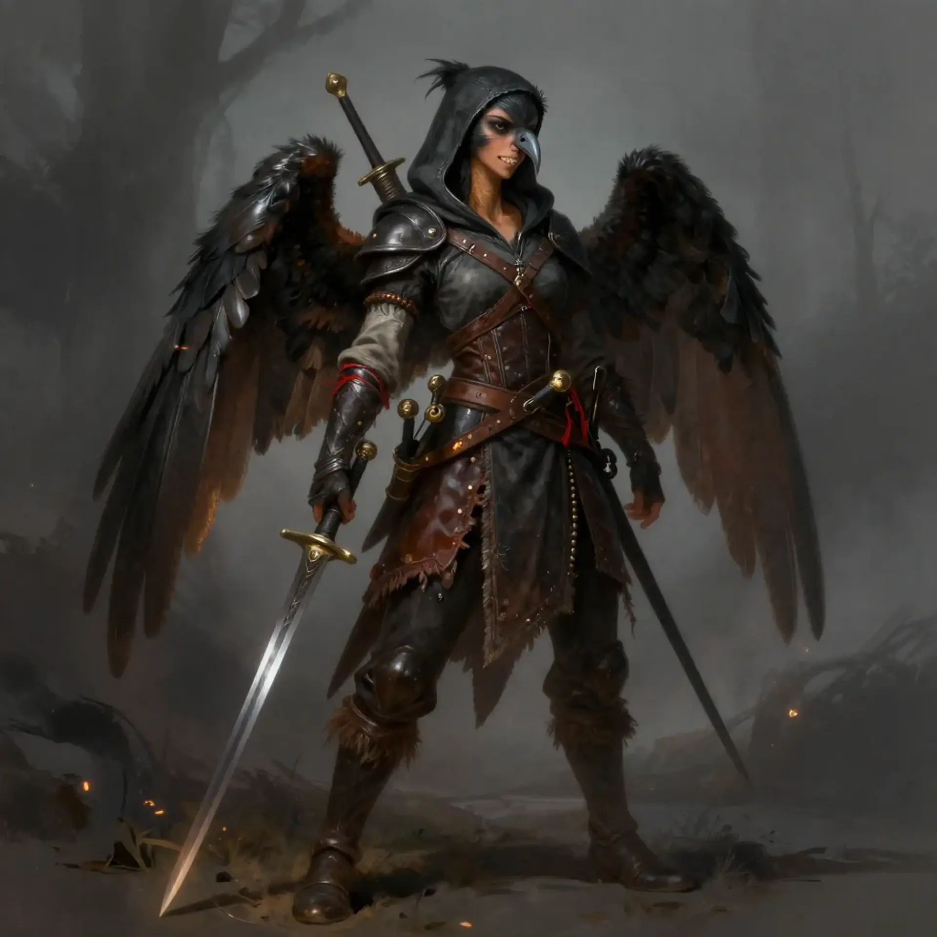 Sima - AI-generated fantasy Character