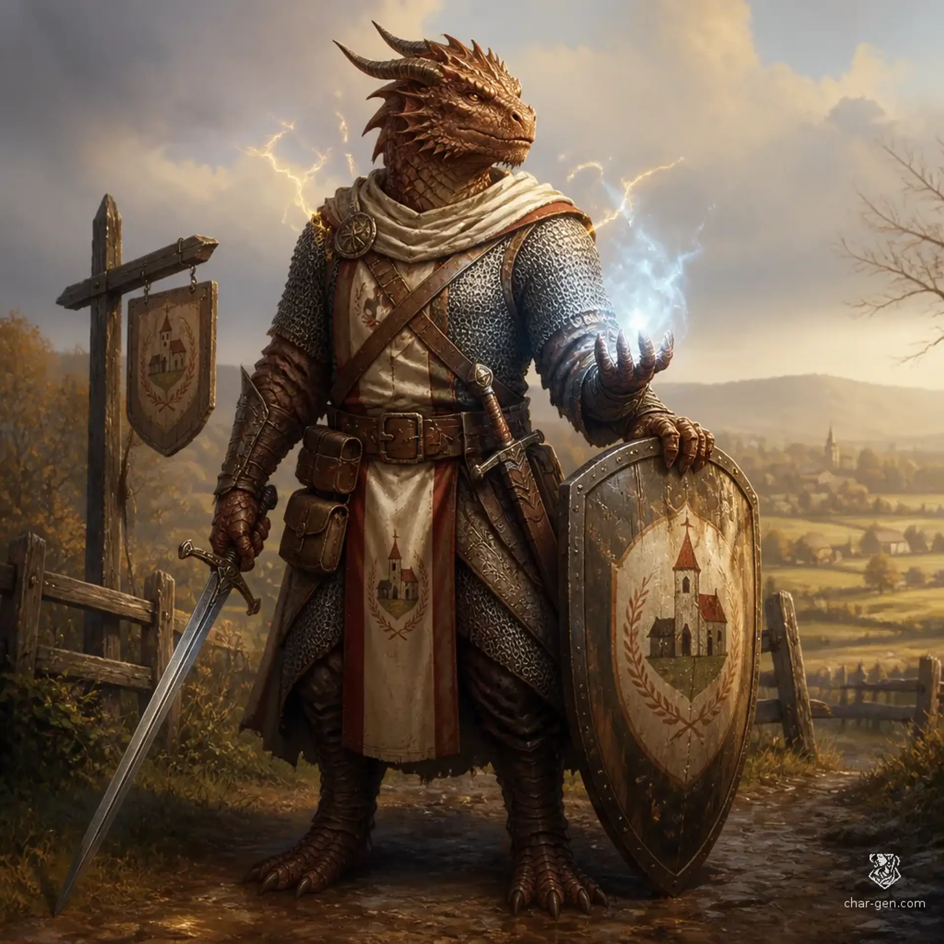 Aldraz Dova Imerios - AI-generated fantasy Character