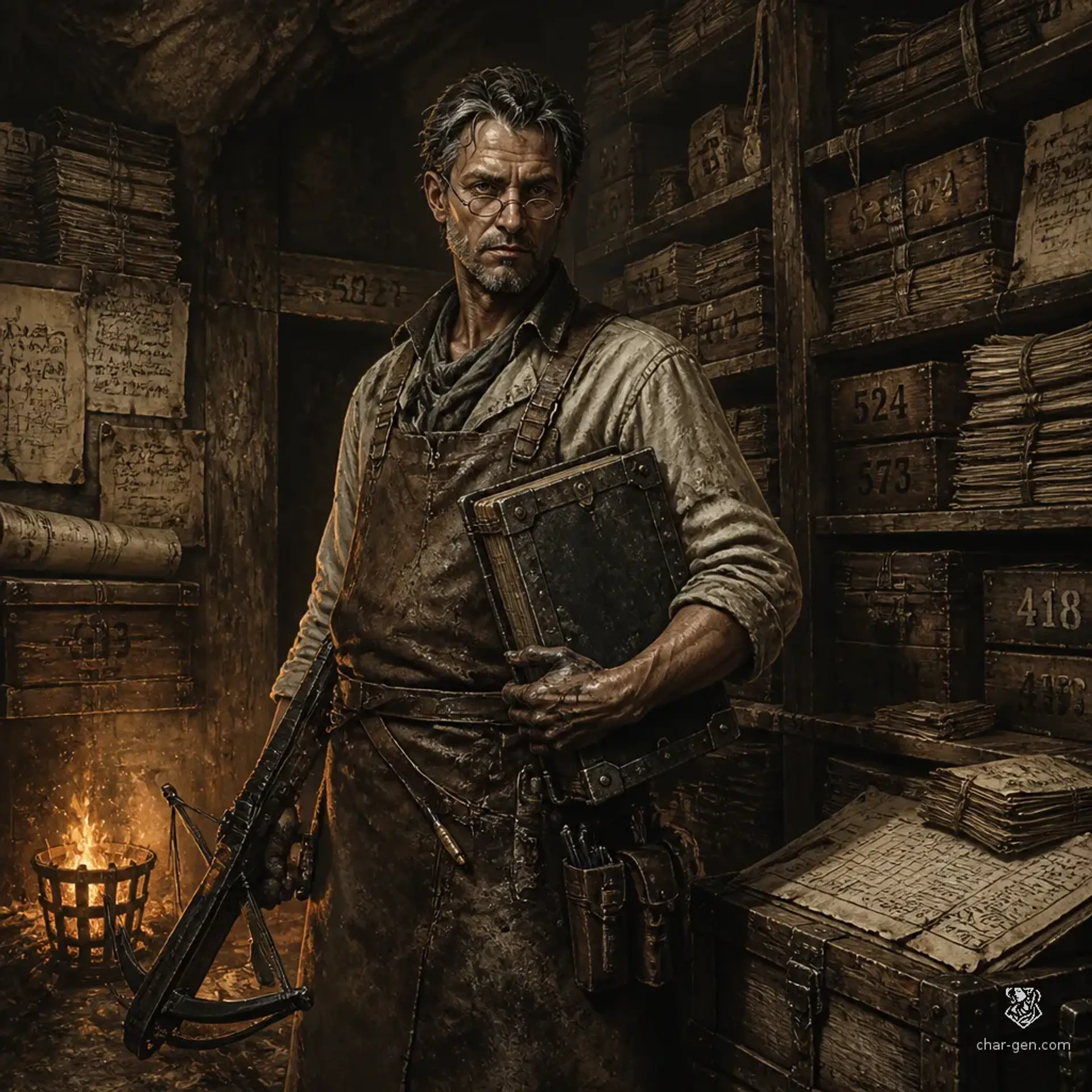 Quartermaster Silas Vance - AI-generated fantasy Monster