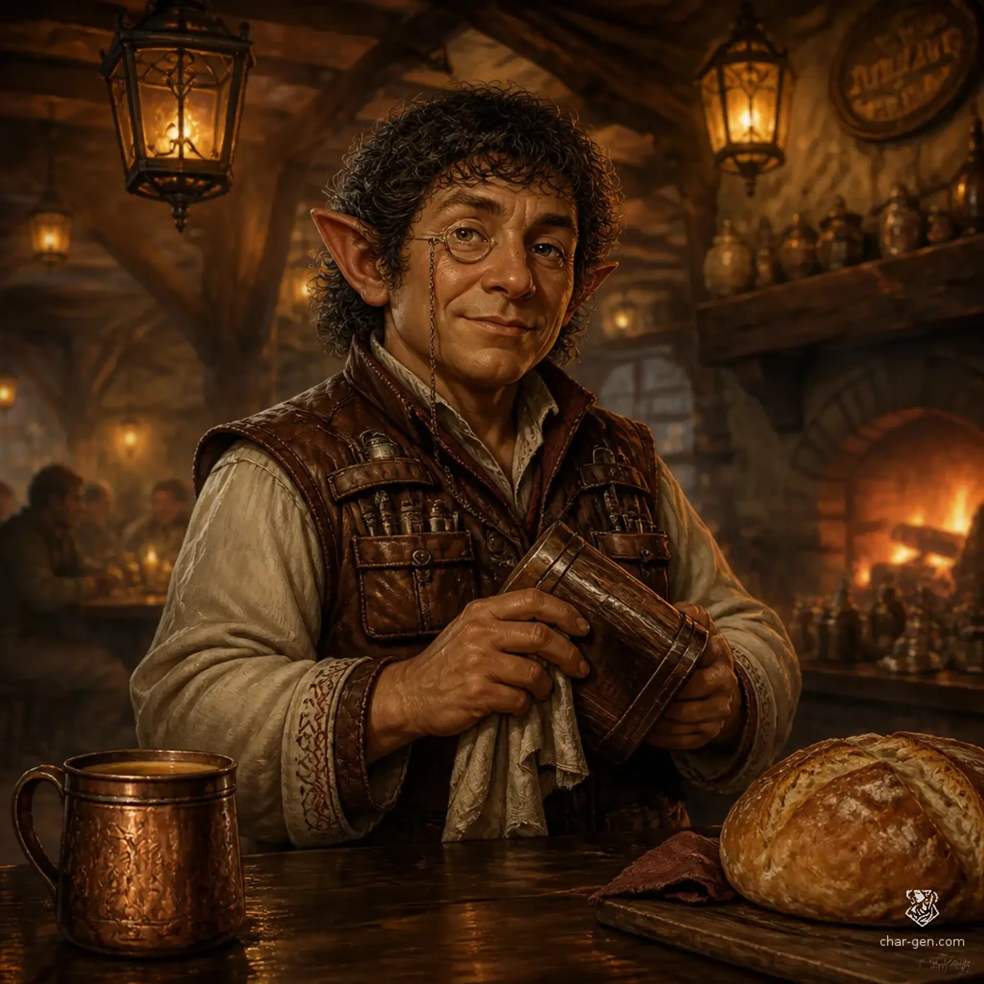 The Hearth and Hare - AI-generated fantasy Tavern