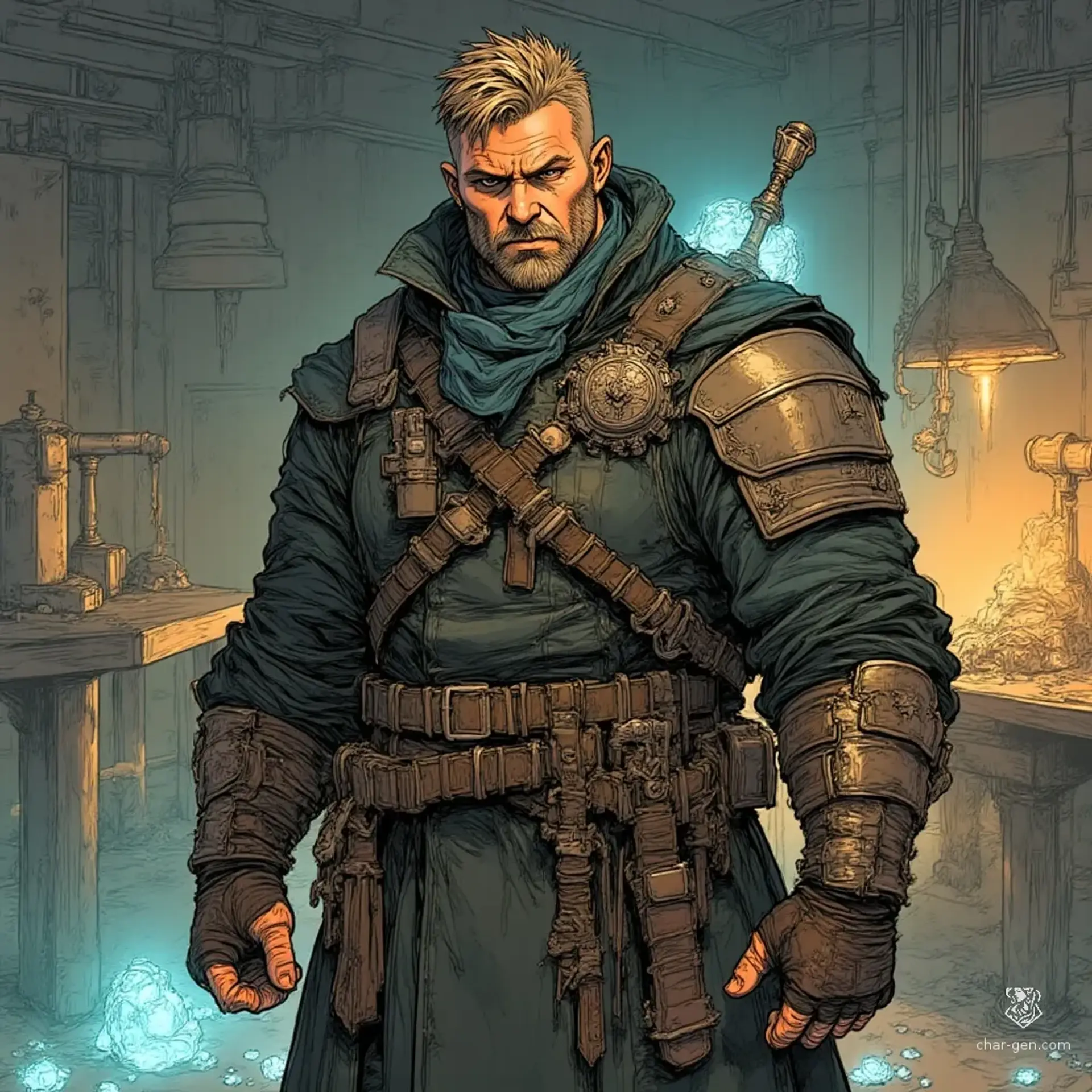 Gustav Fredrickson - AI-generated fantasy NPC