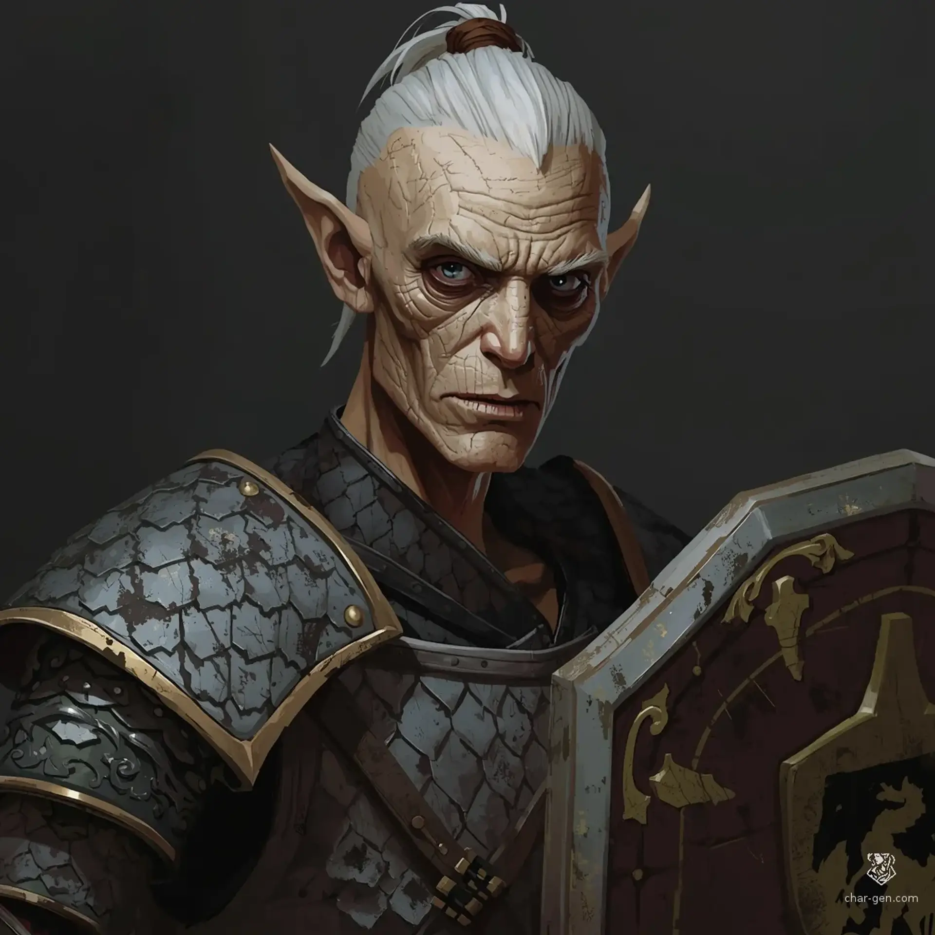 Theren the Hollow - AI-generated fantasy Character