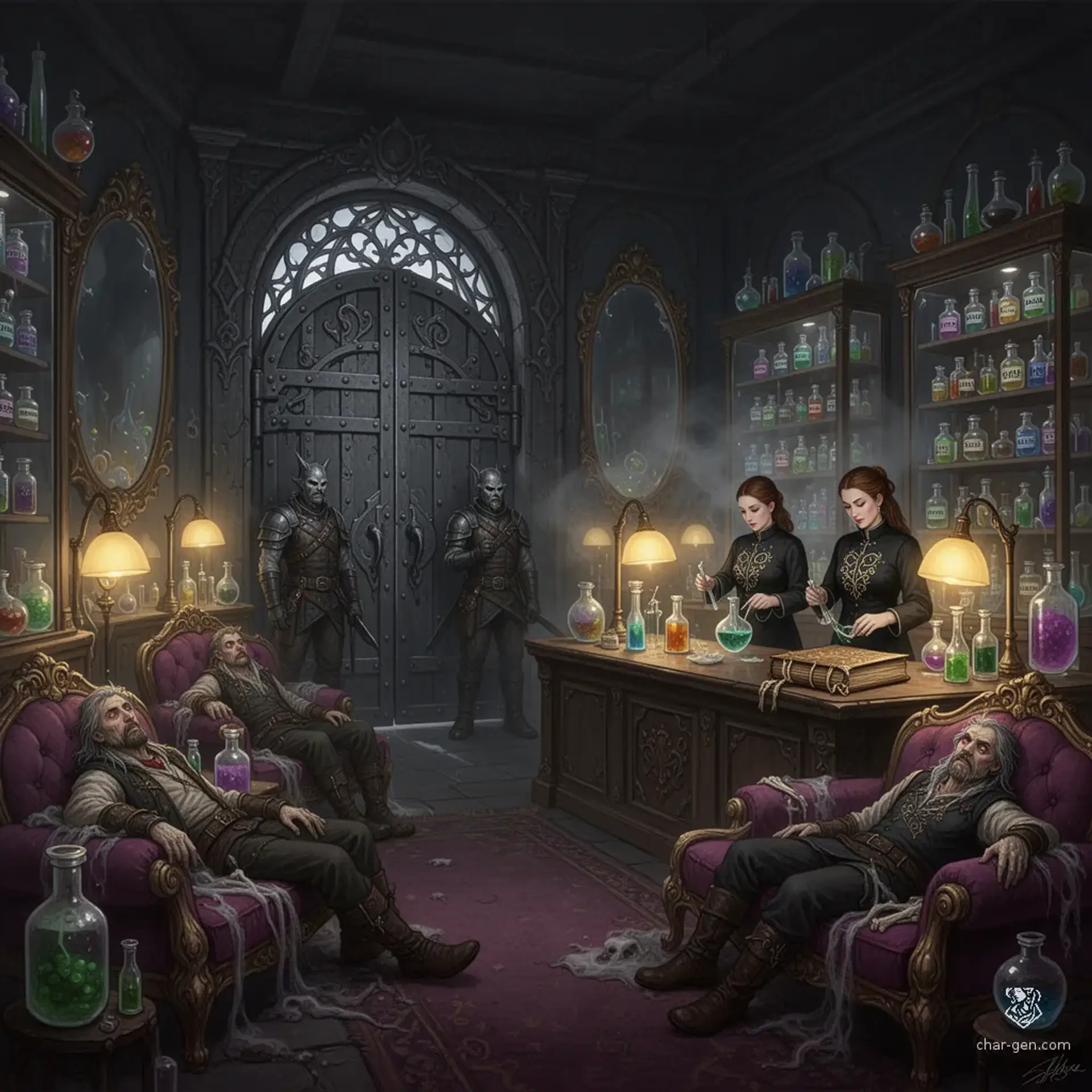 Dagmar's Olfactorum - AI-generated fantasy Shop