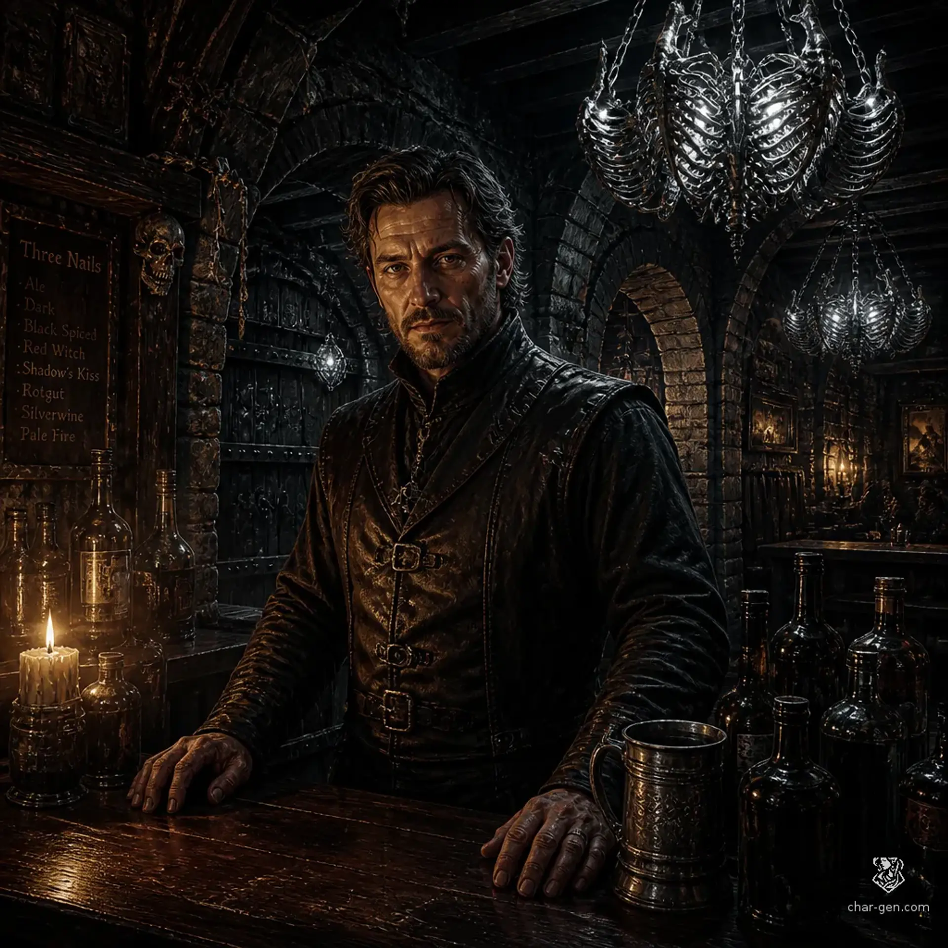 The Weeping Vault - AI-generated fantasy Tavern