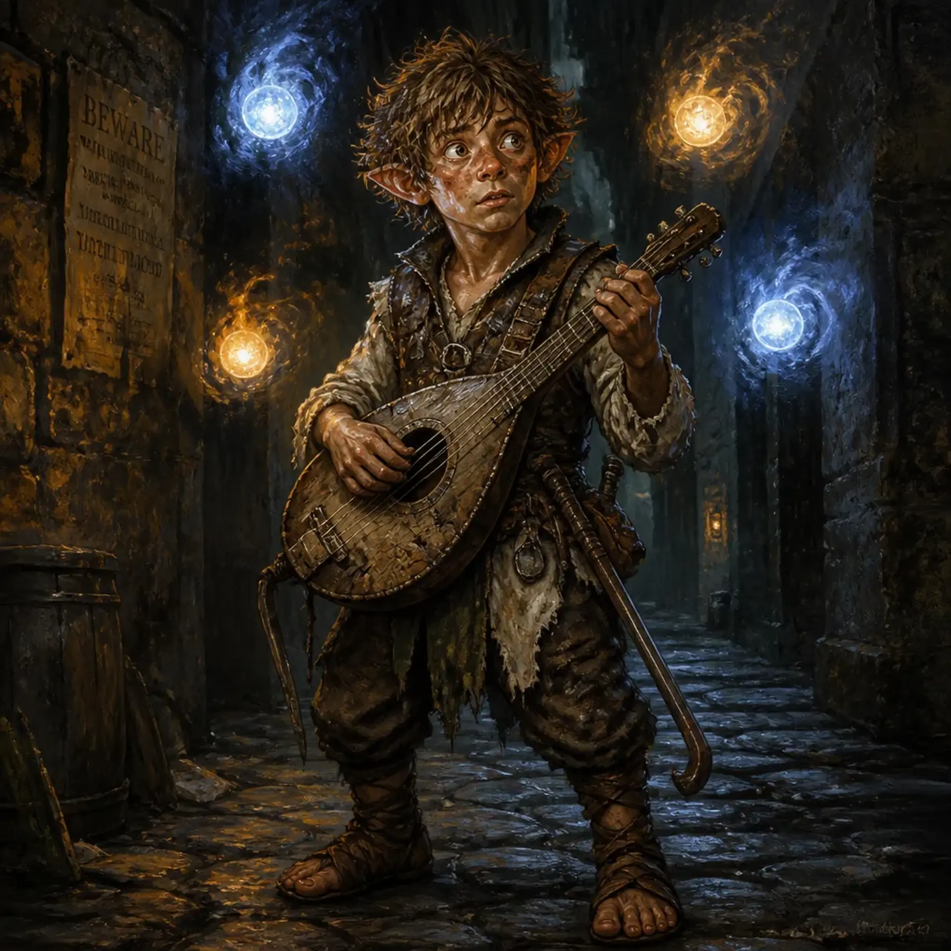 Pip Whisper Underhill - AI-generated fantasy Character