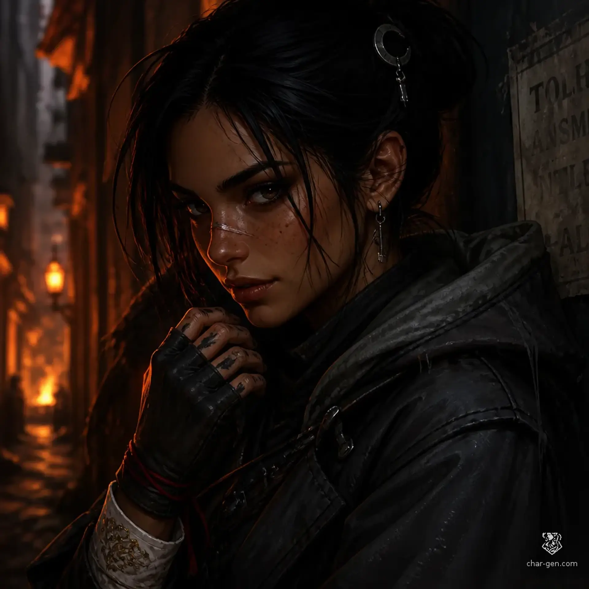 Mira Vell - AI-generated fantasy NPC