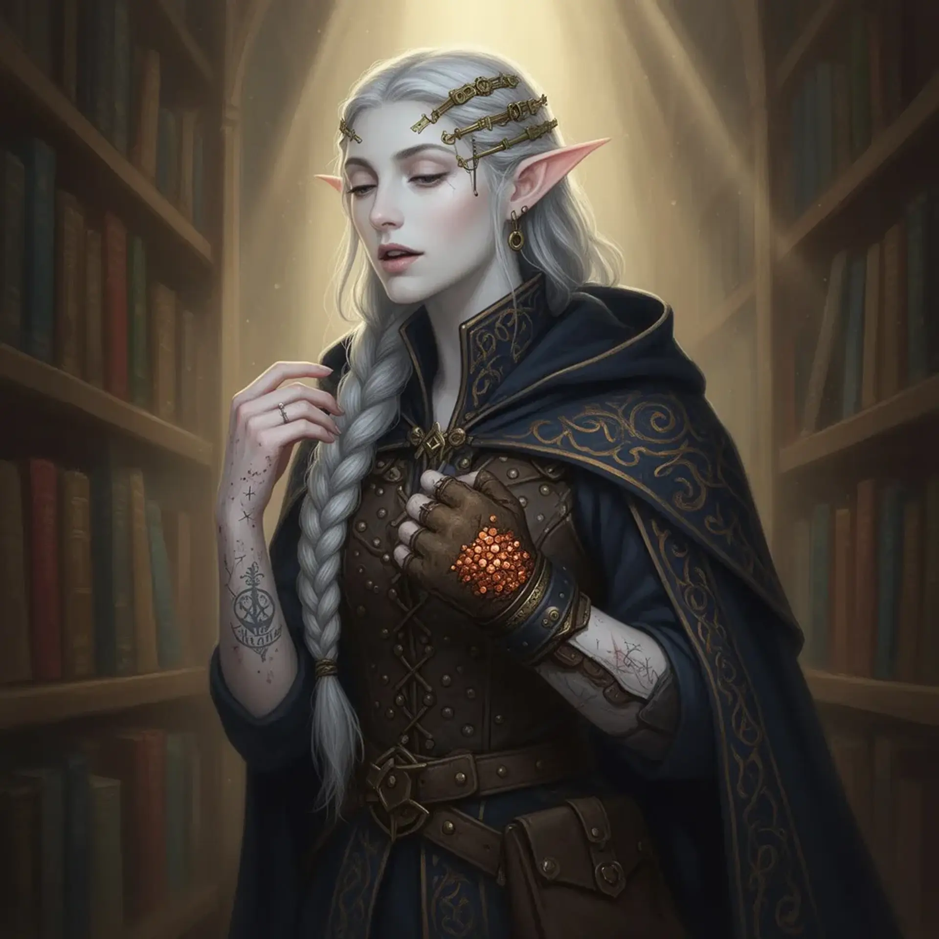Lady Seraphina Thann - AI-generated fantasy NPC