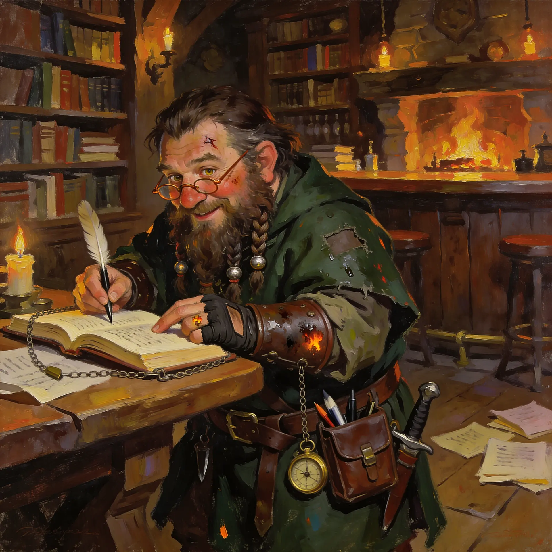 Brundir Oathquill - AI-generated fantasy NPC