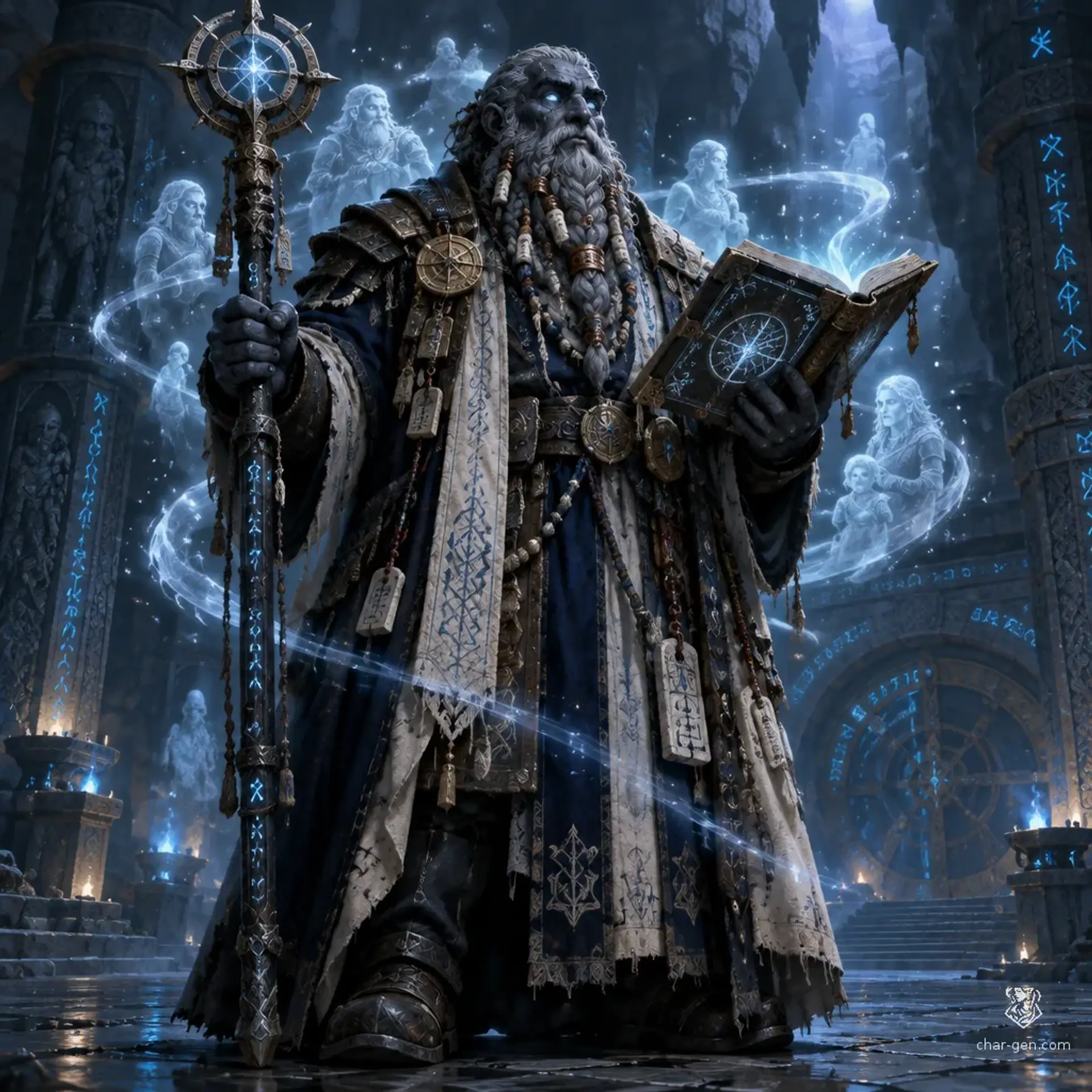 Thesh Odu - AI-generated fantasy Character