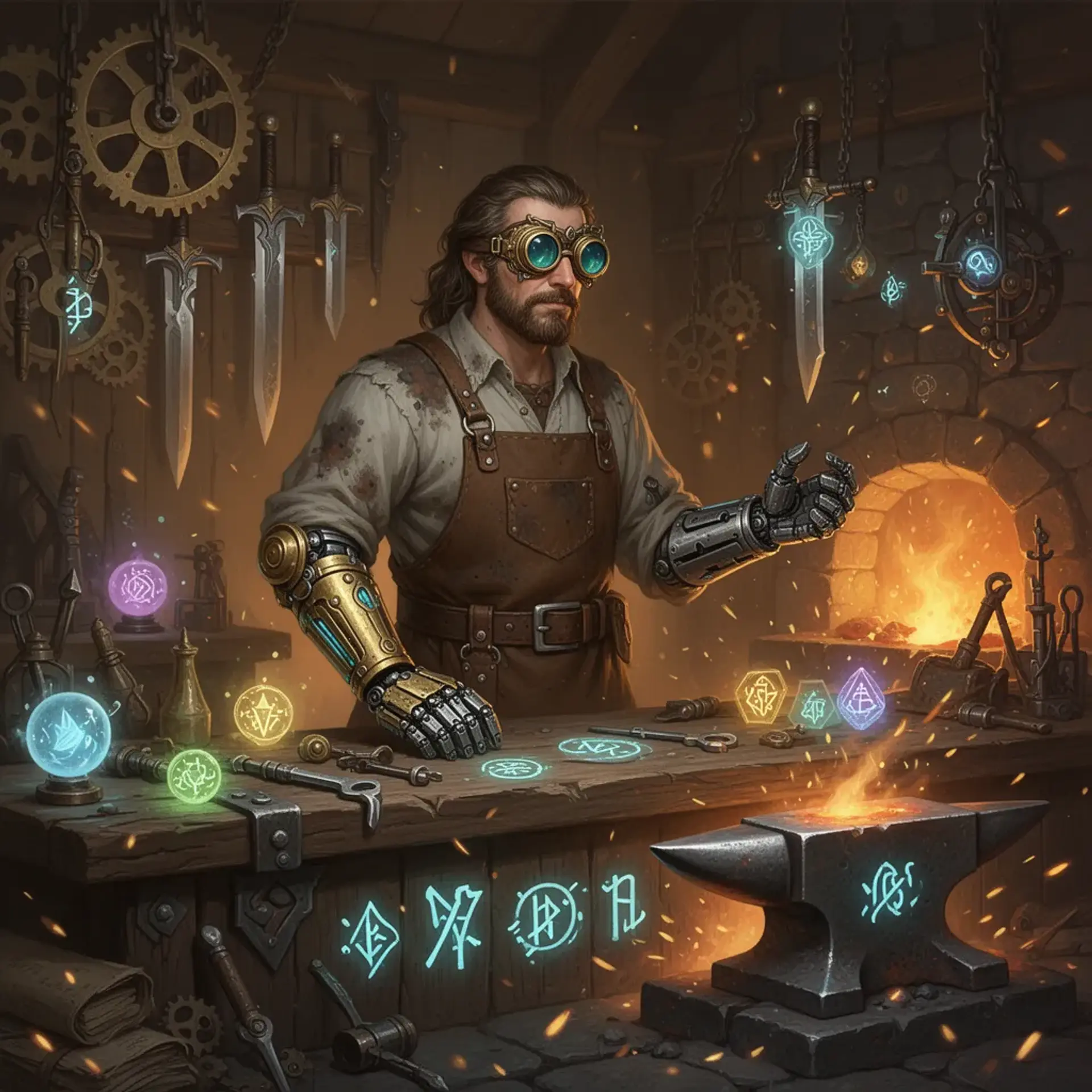 Egon's Forge - AI-generated fantasy Shop