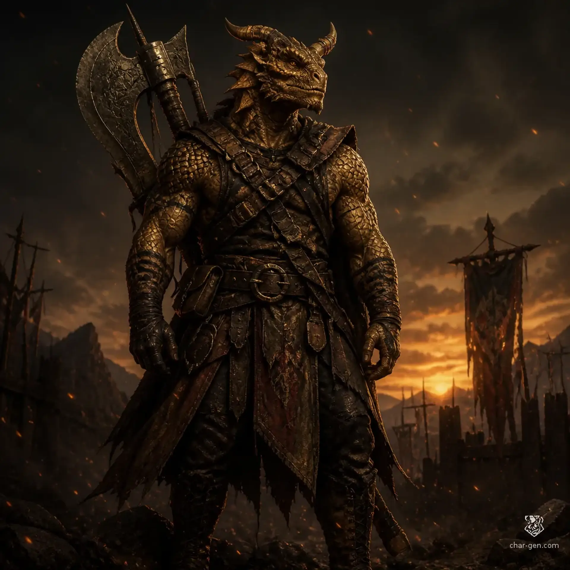 Jothgar the Relentless - AI-generated fantasy Character