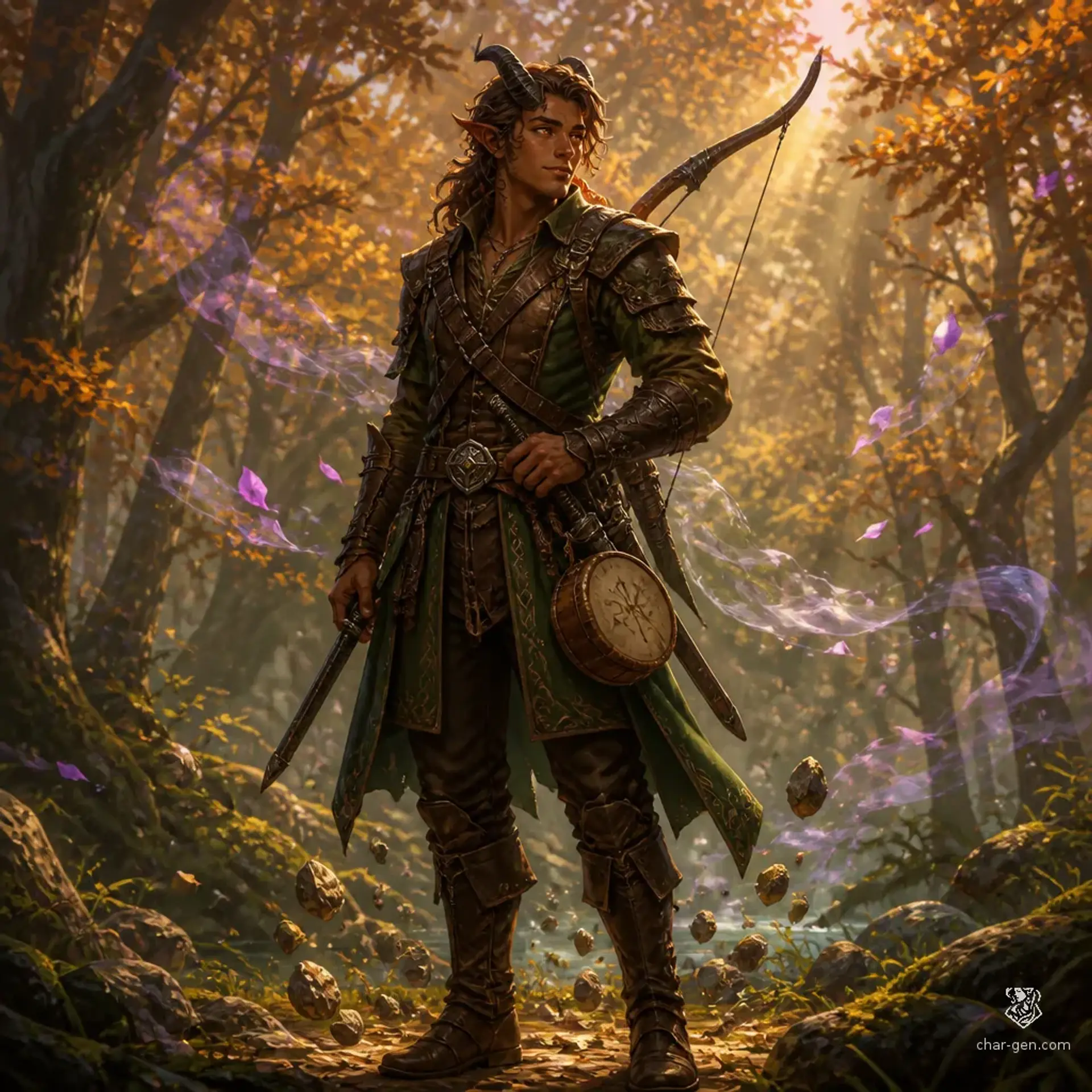 Akmenos - AI-generated fantasy Character