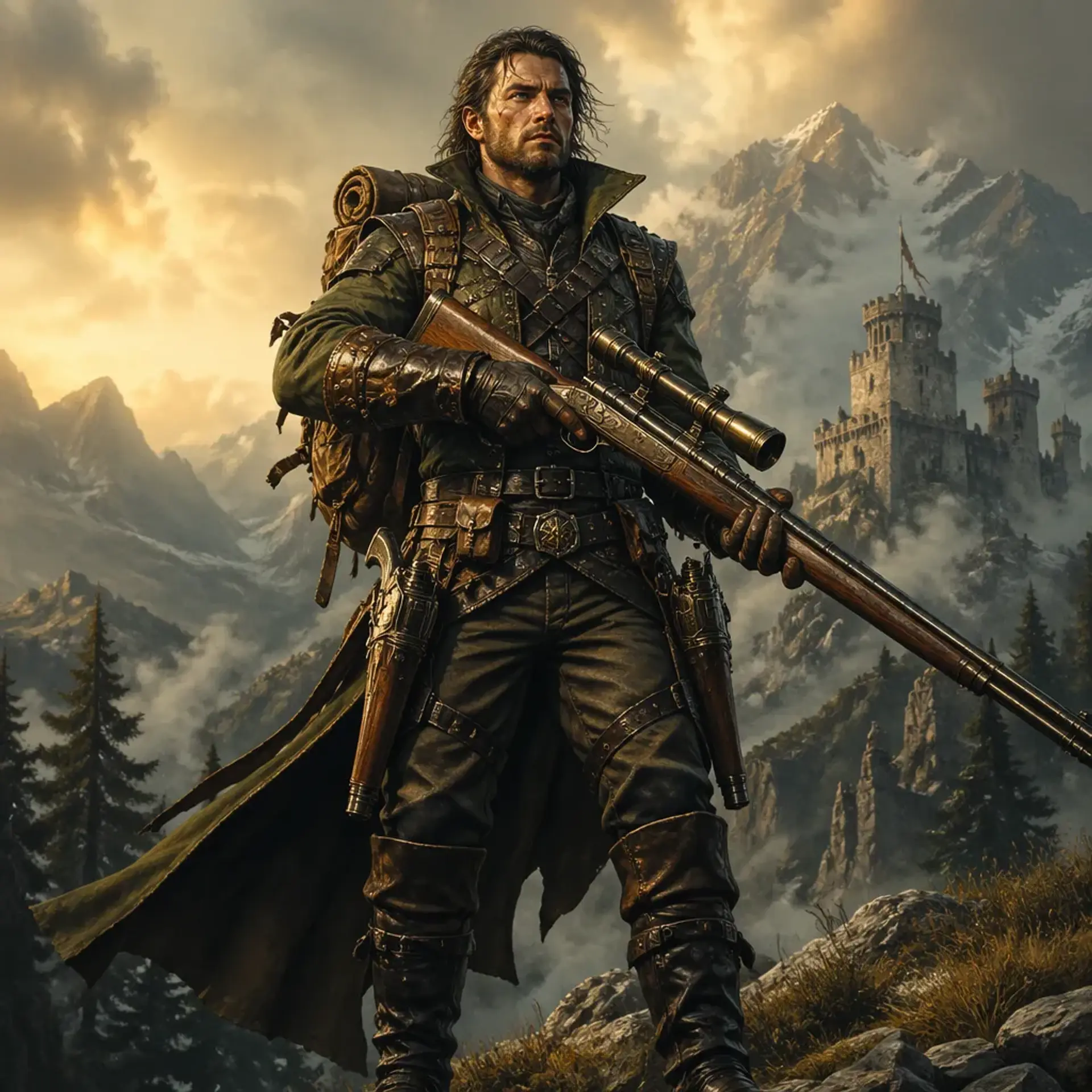 Cole Matthews - AI-generated fantasy Character