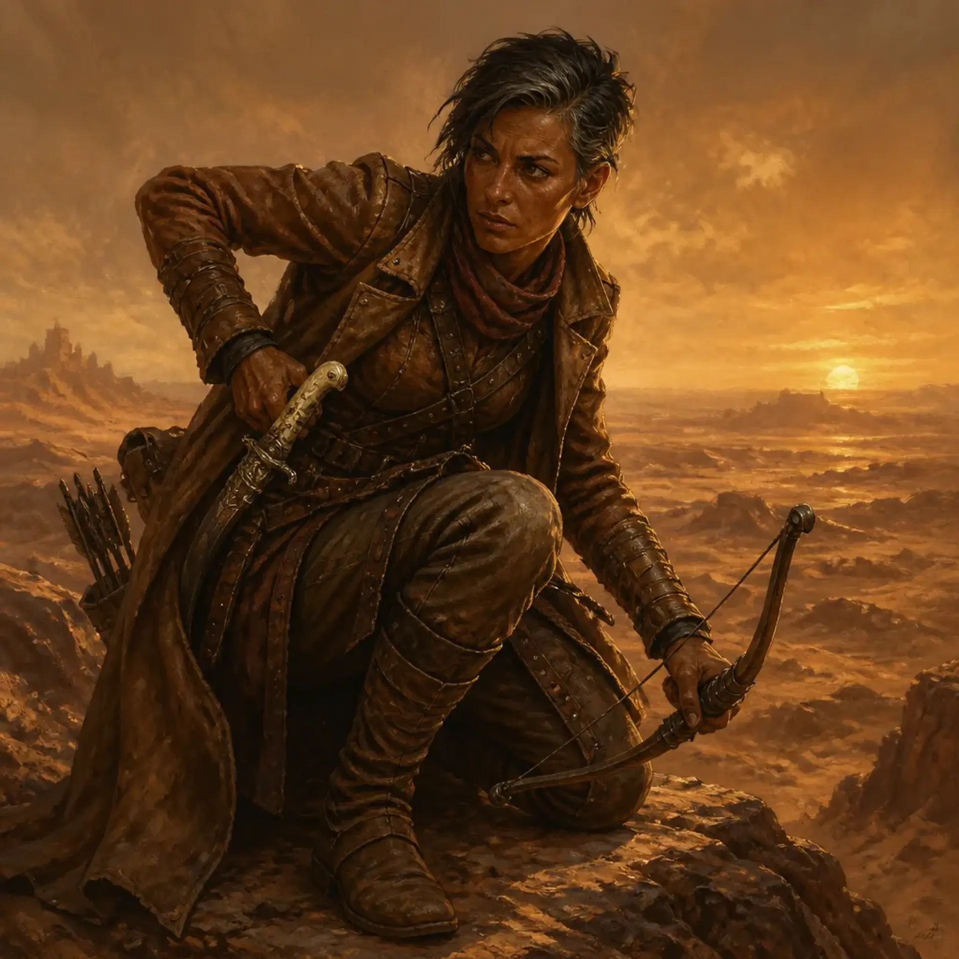Morgan - AI-generated fantasy Character