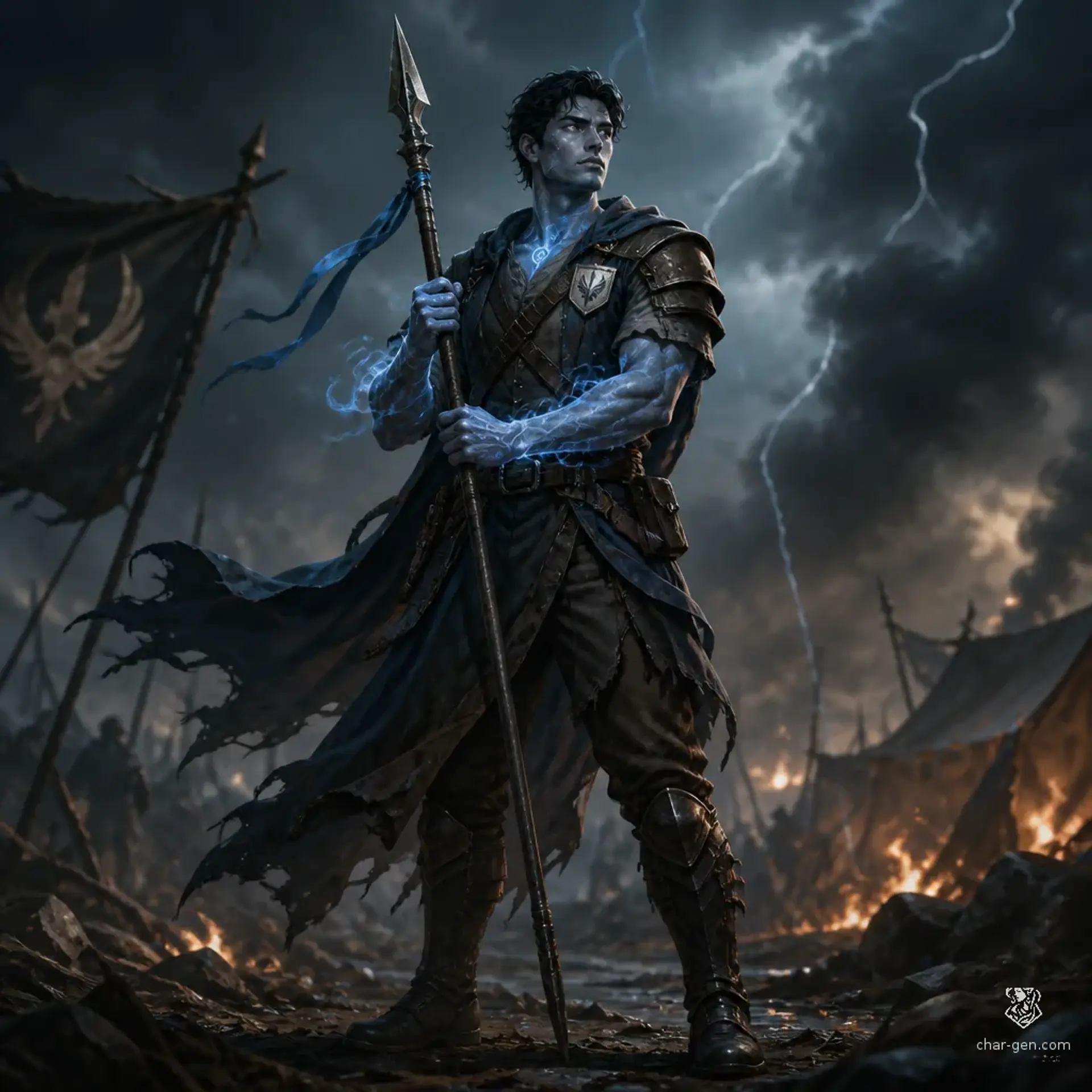 Kairon Vale - AI-generated fantasy Character