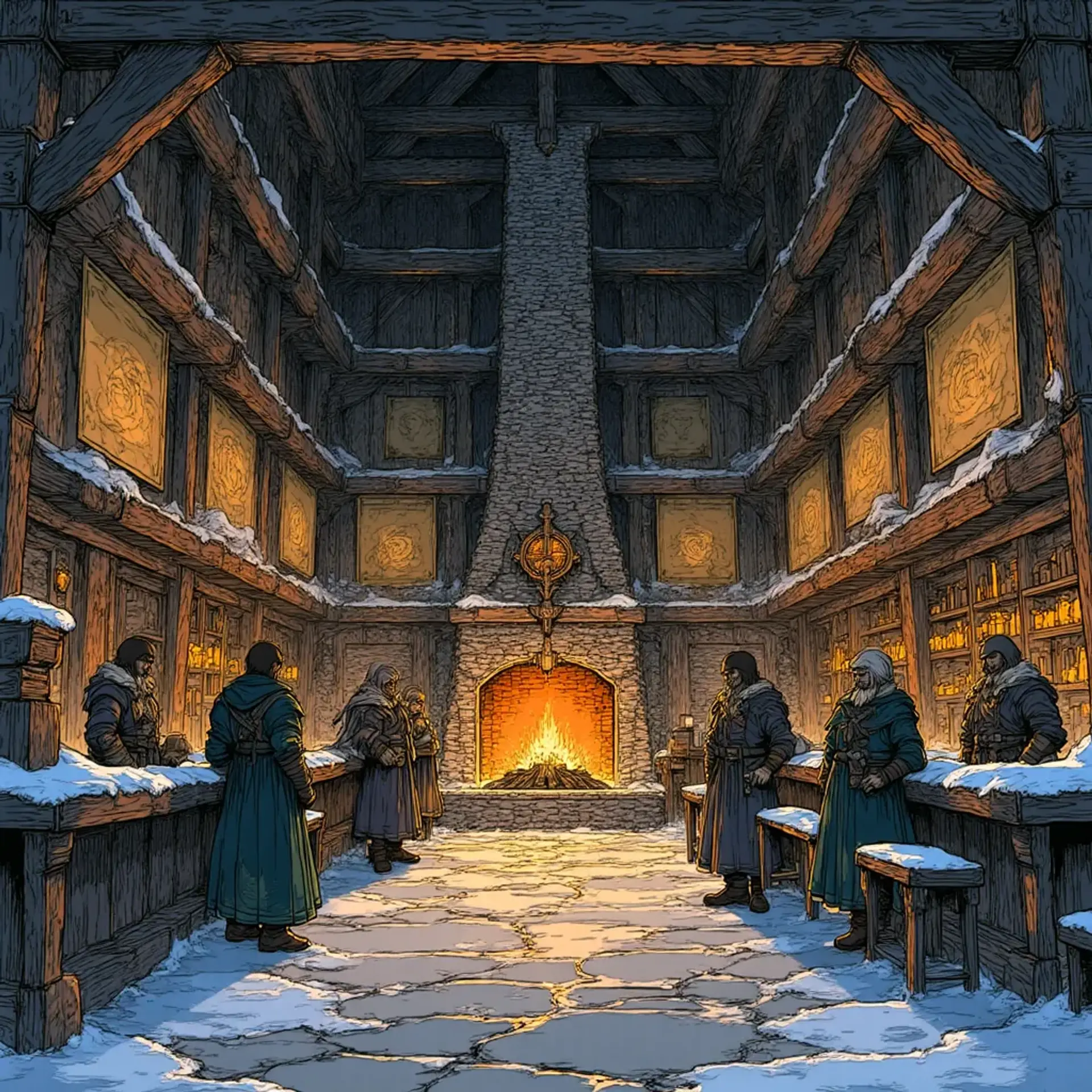 The Gilded Spur - AI-generated fantasy Tavern