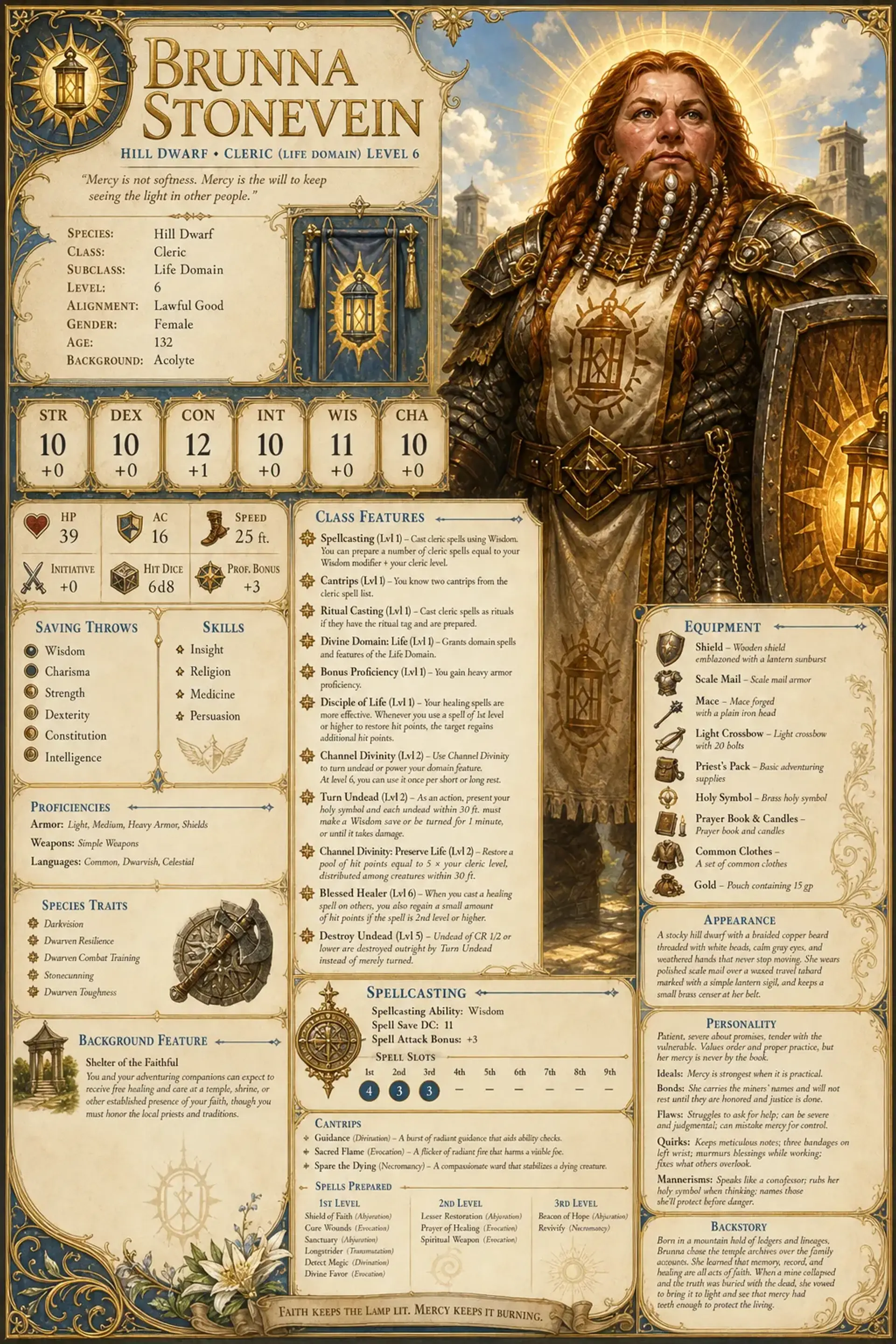 Character Sheet