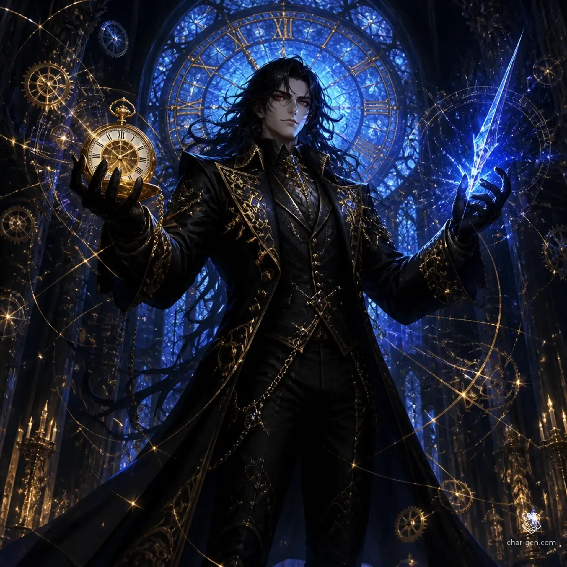 Cyran Vale - AI-generated fantasy Character