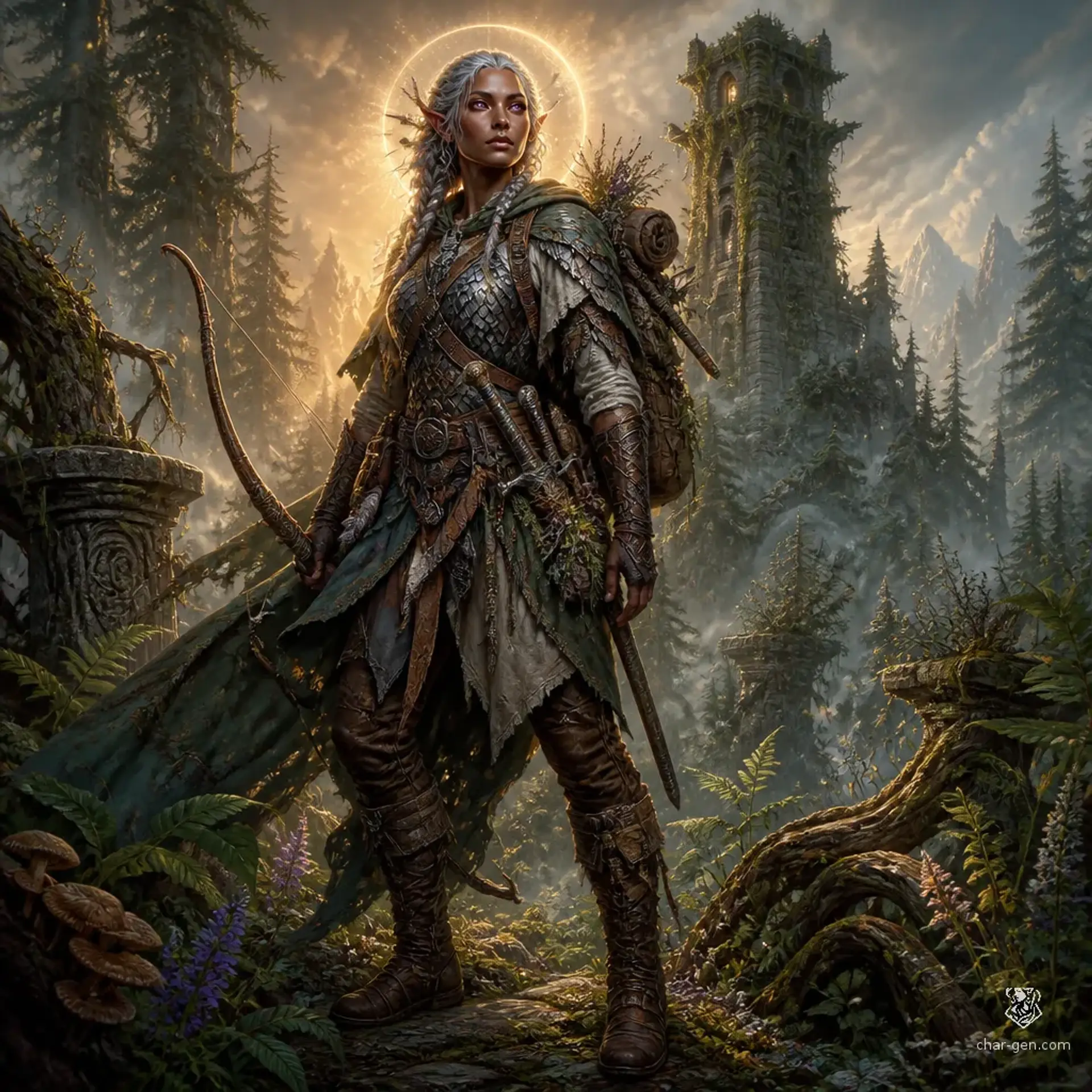 Sora Sylan - AI-generated fantasy Character