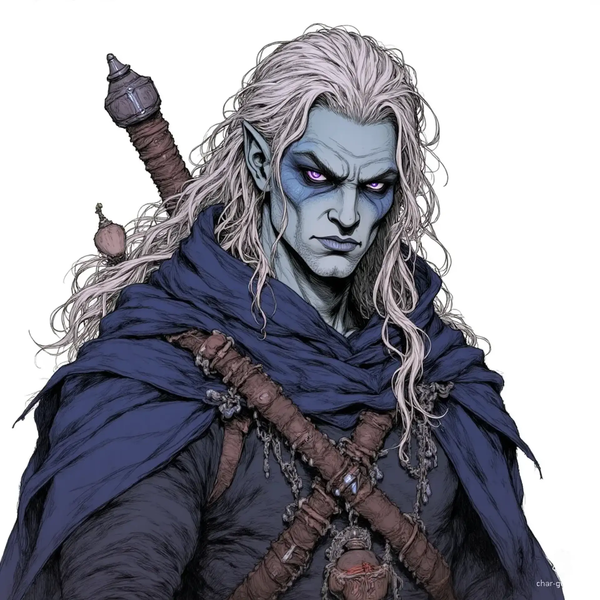 Vaelthir Duskweave - AI-generated fantasy NPC