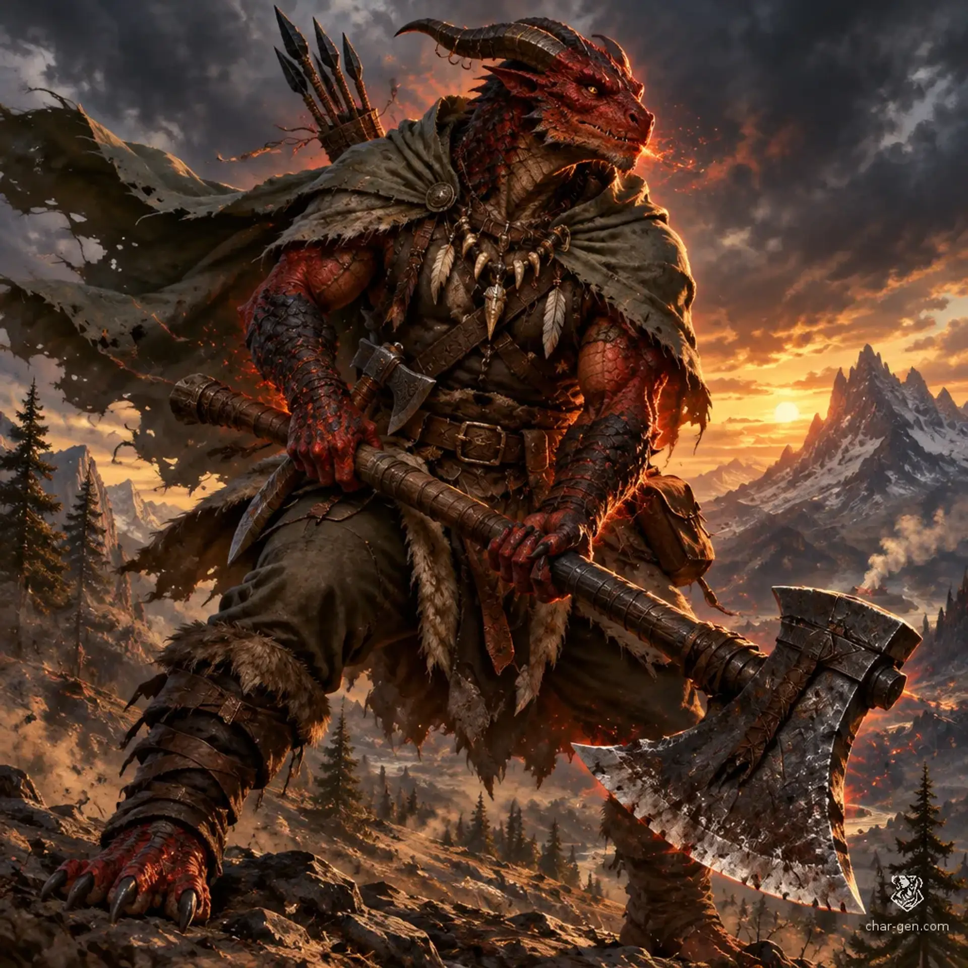 kein'hirrak - AI-generated fantasy Character