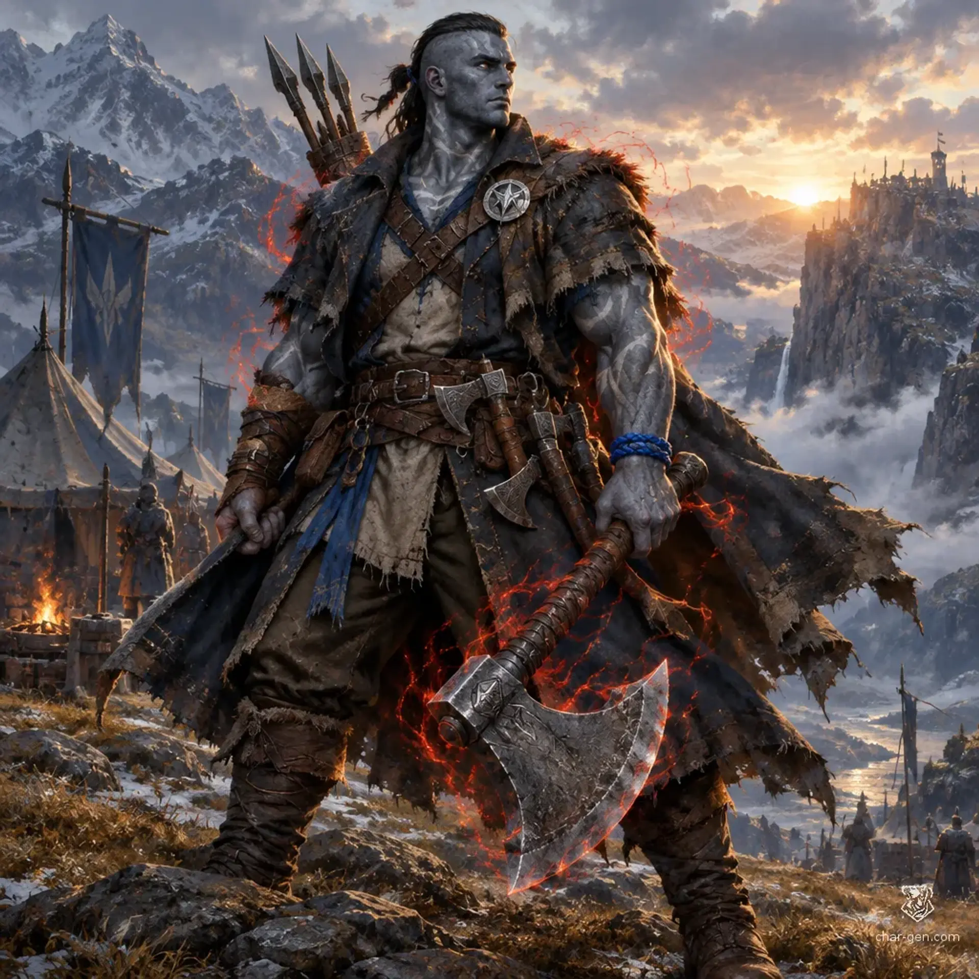Tadej Obasanya - AI-generated fantasy Character