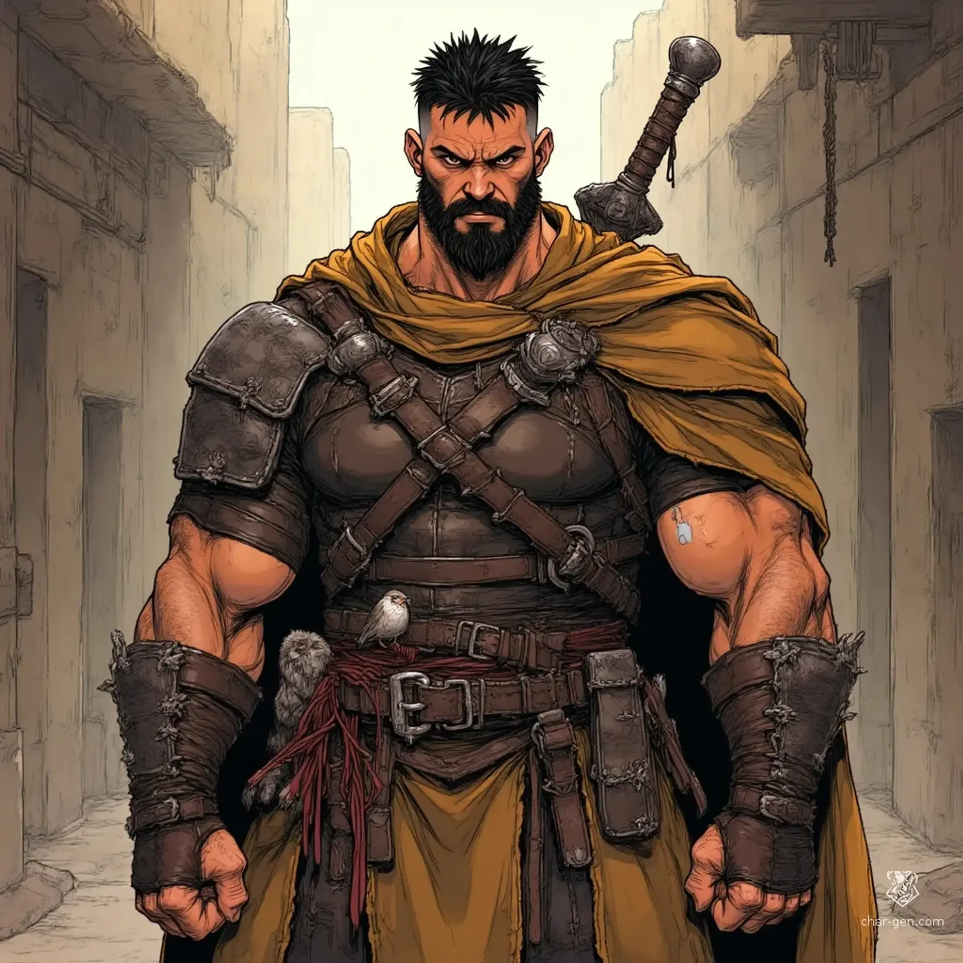 Korren Vael - AI-generated fantasy NPC