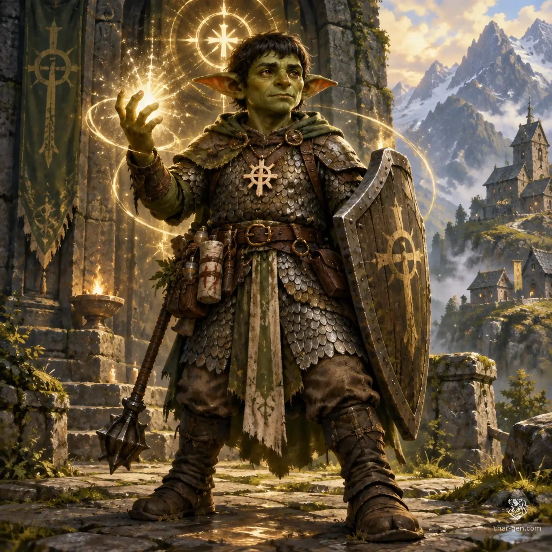 Zachery - AI-generated fantasy Character
