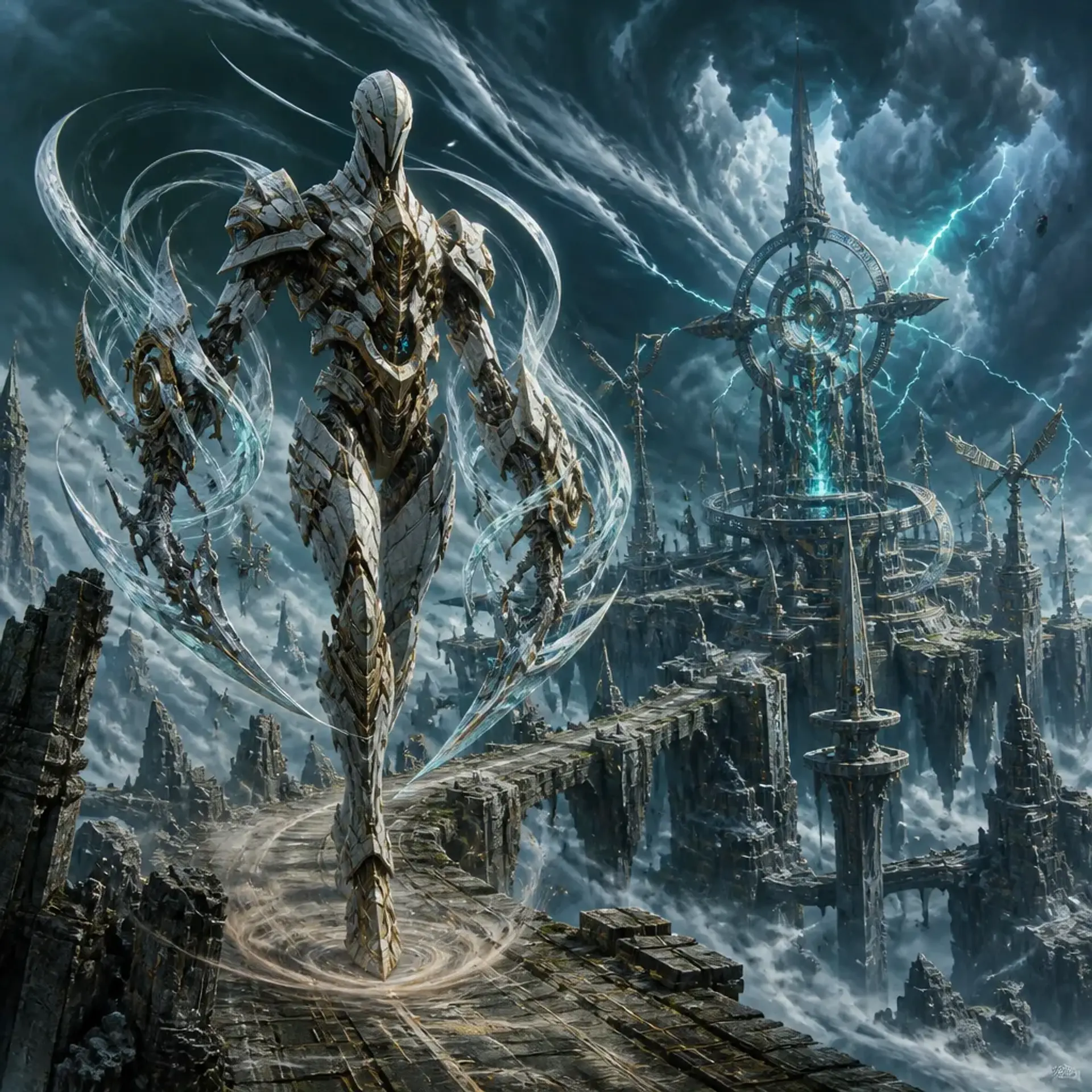 wind-shear guardians - AI-generated fantasy Monster