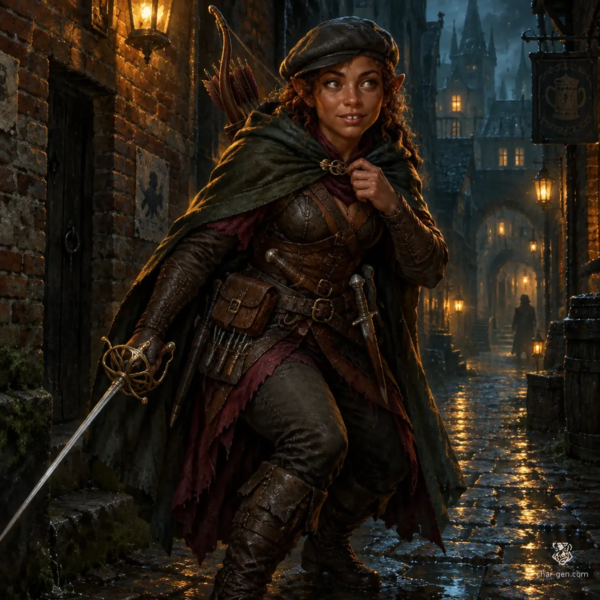 Seraphina Underbough - AI-generated fantasy Character