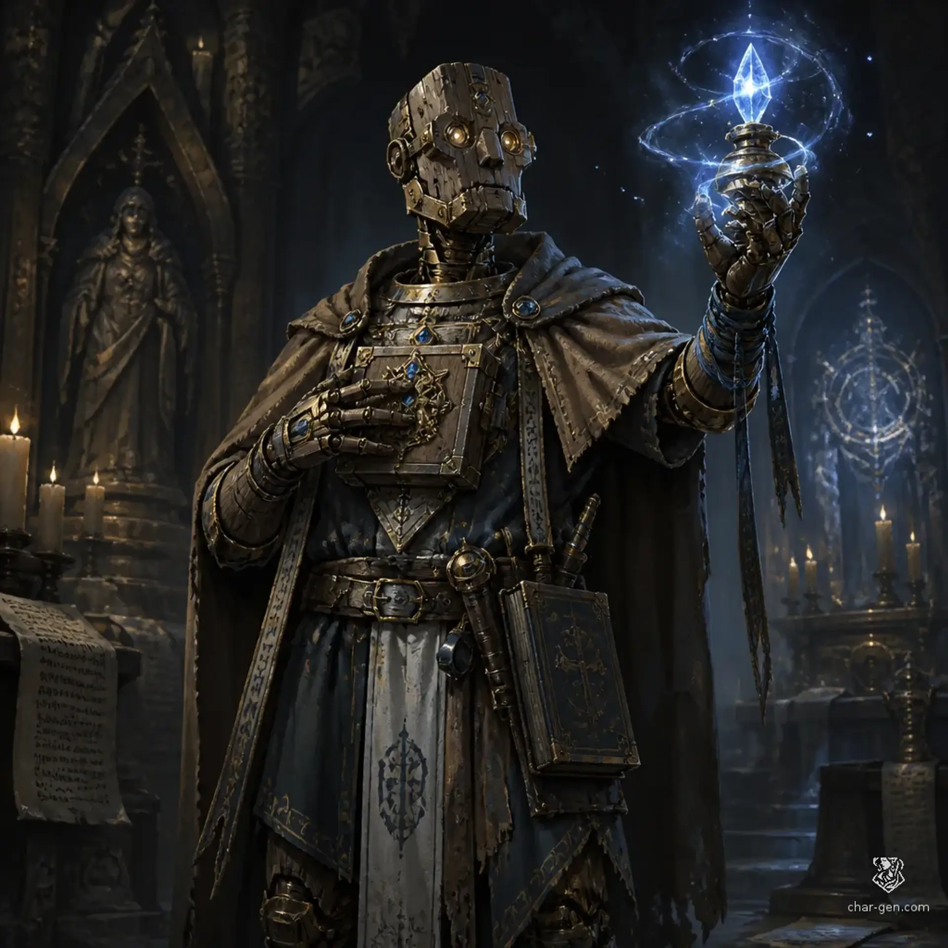 Tavik - AI-generated fantasy Character
