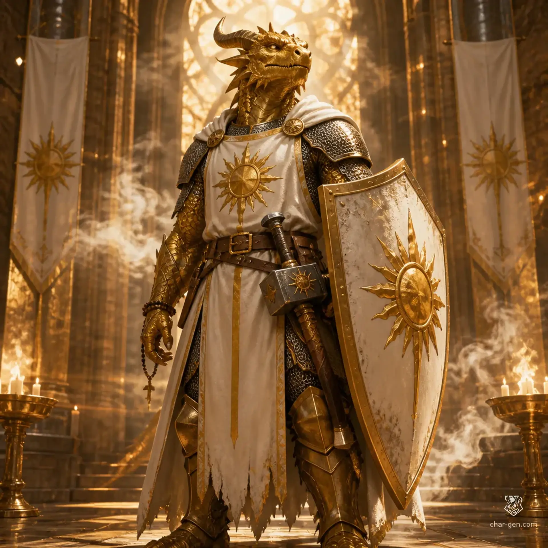 Aurel Voss - AI-generated fantasy Character
