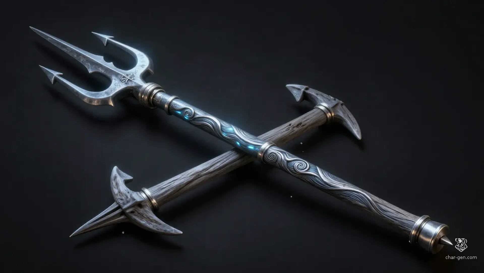 The Warden's Driftwood Anchor - AI-generated fantasy Magic Item