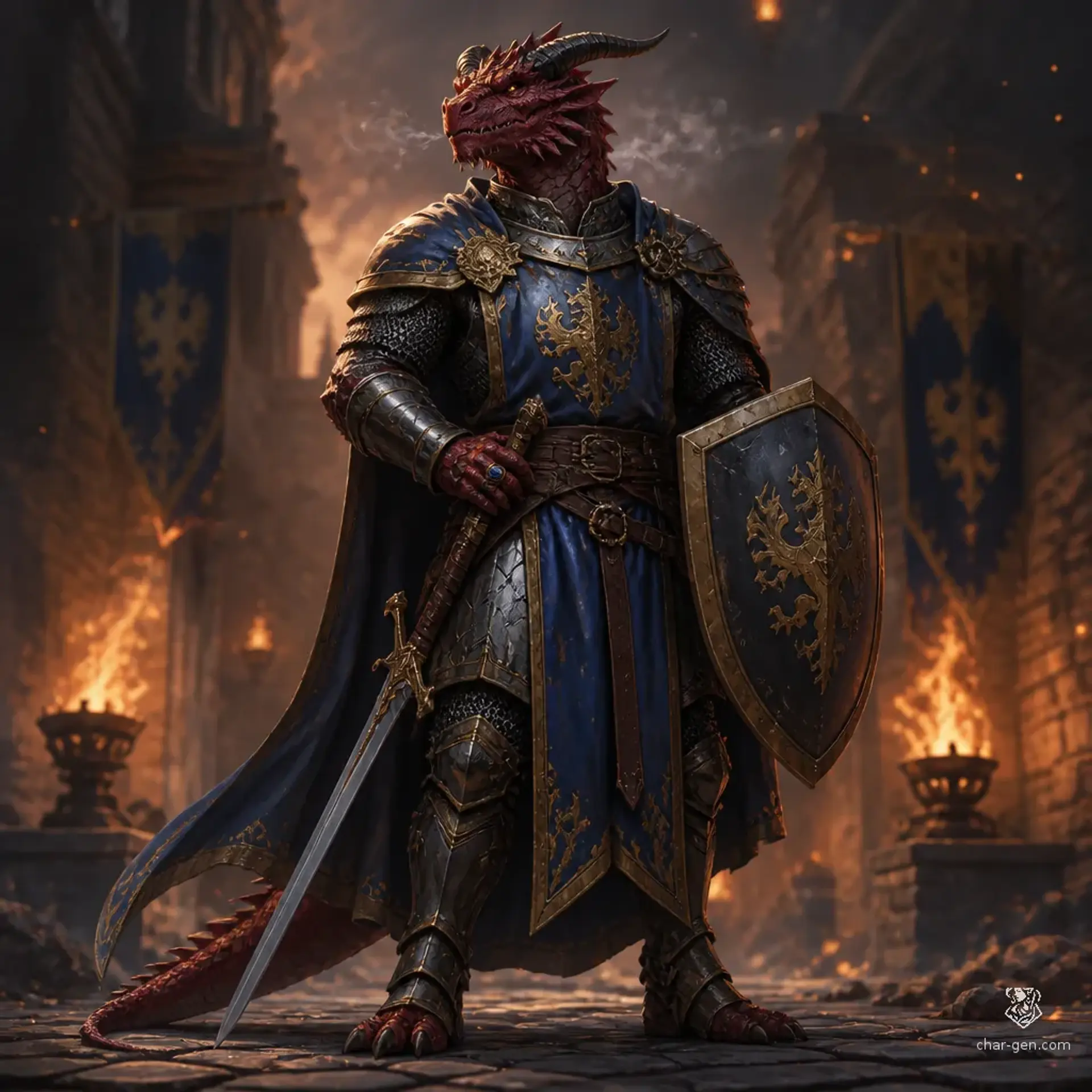 Aurex Valdrath - AI-generated fantasy Character