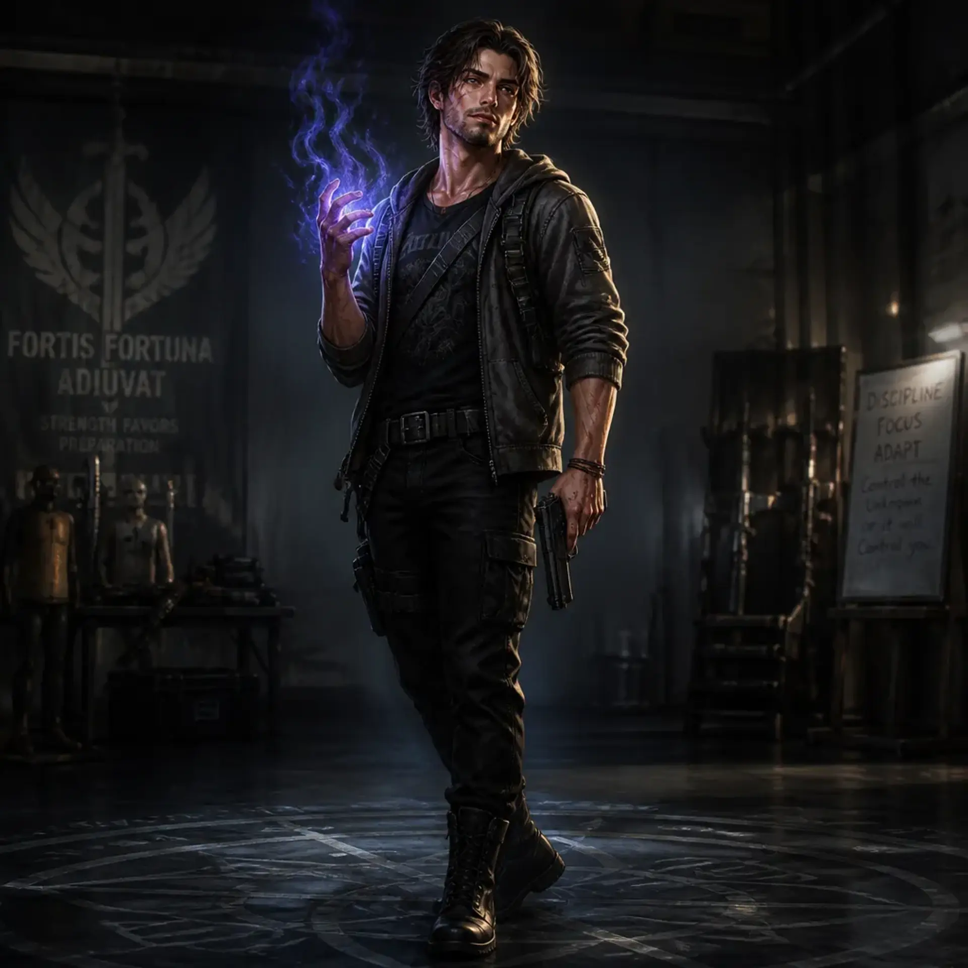 Jax Mercer - AI-generated fantasy Character