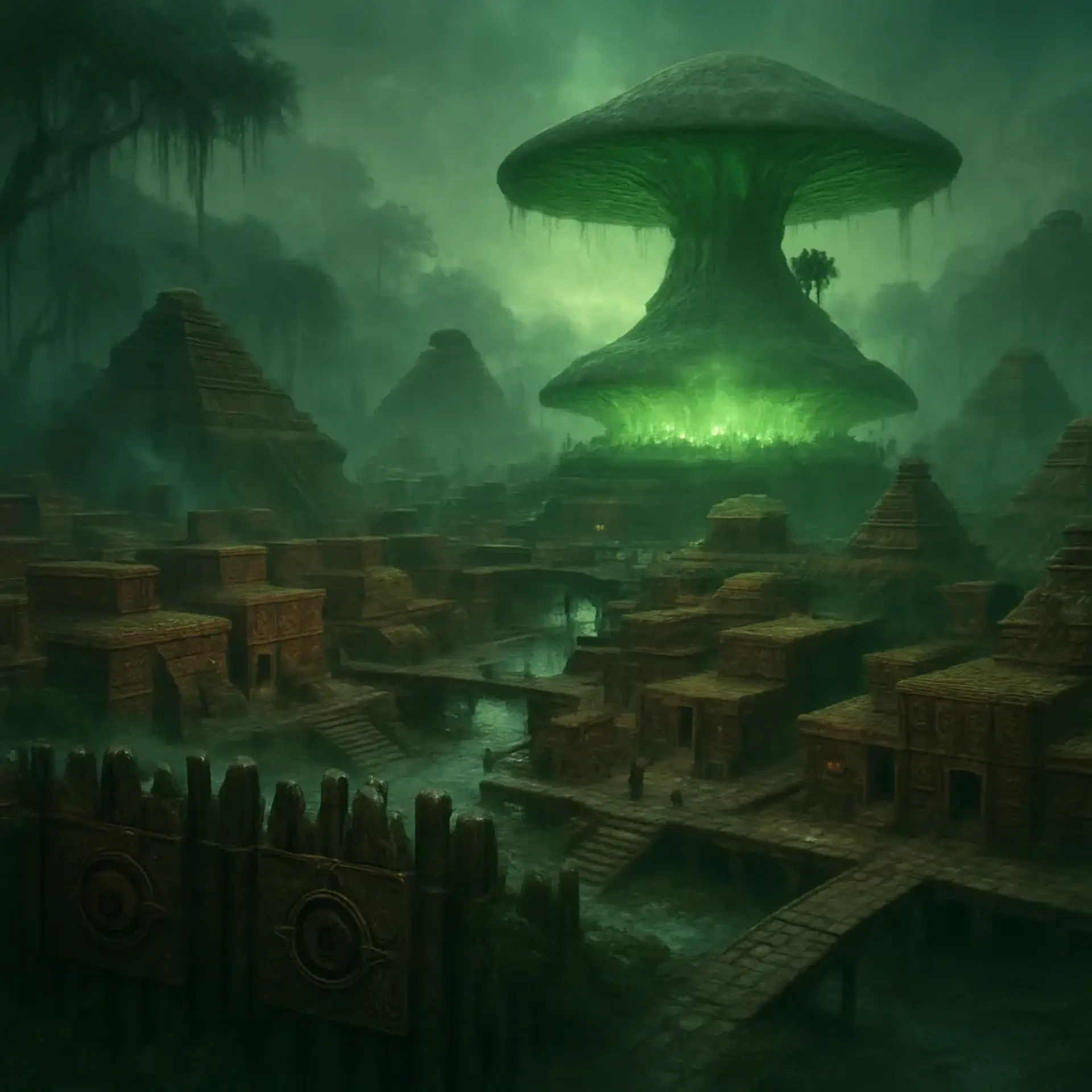 Fraaxol - AI-generated fantasy Settlement