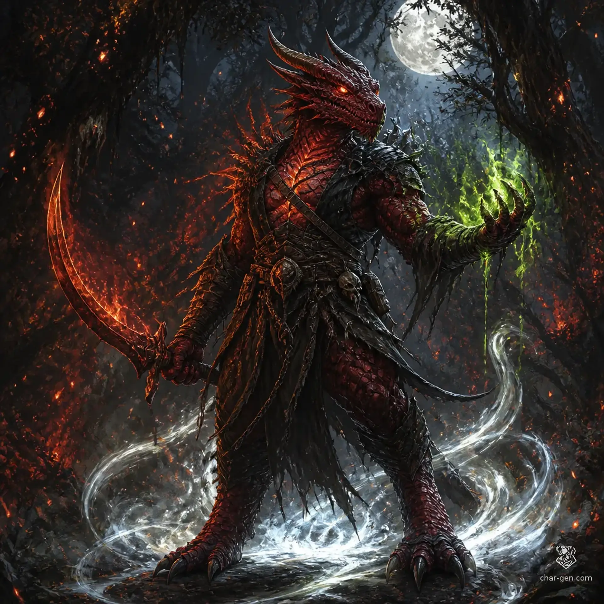 Zexo - AI-generated fantasy Character
