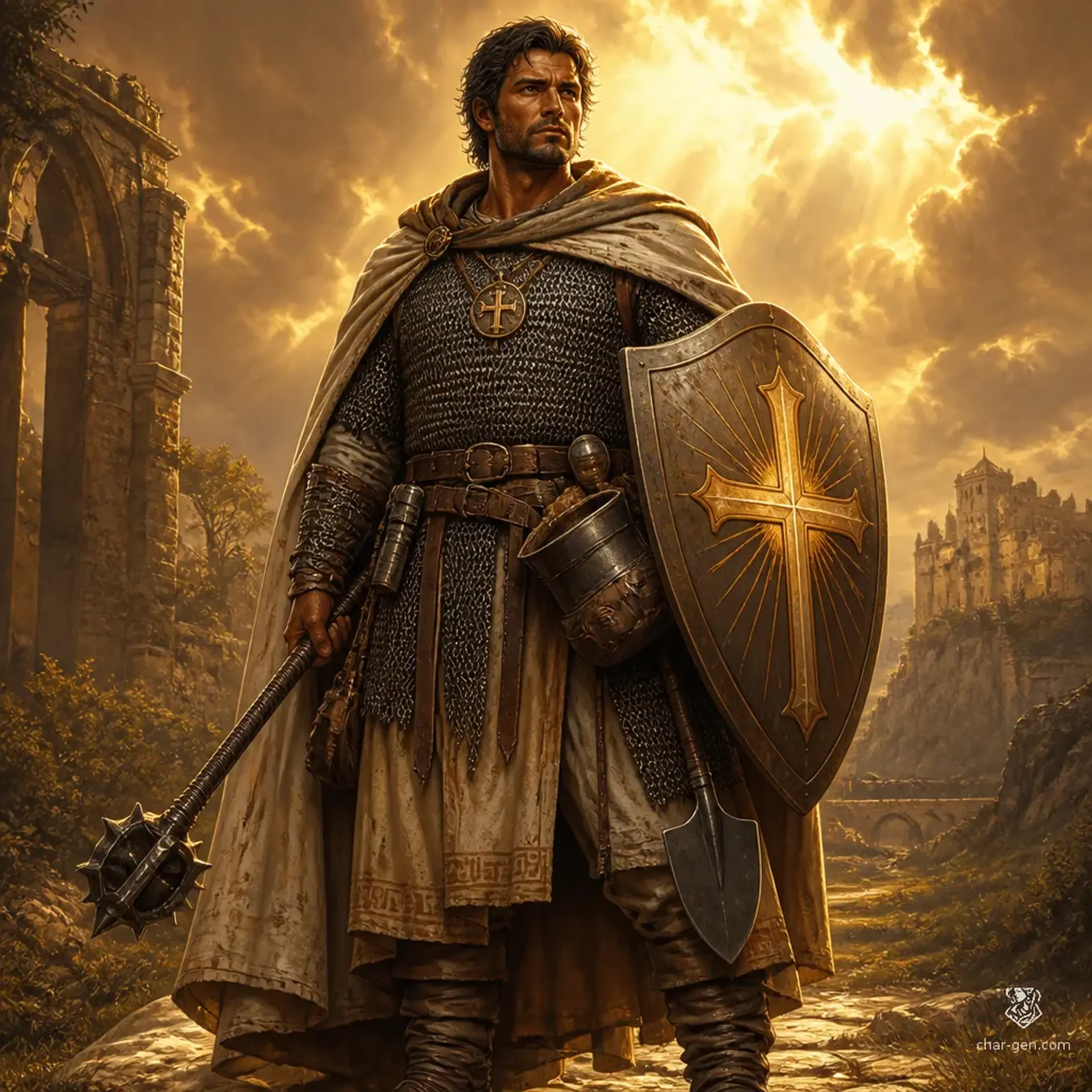 Henry Silverheart - AI-generated fantasy Character