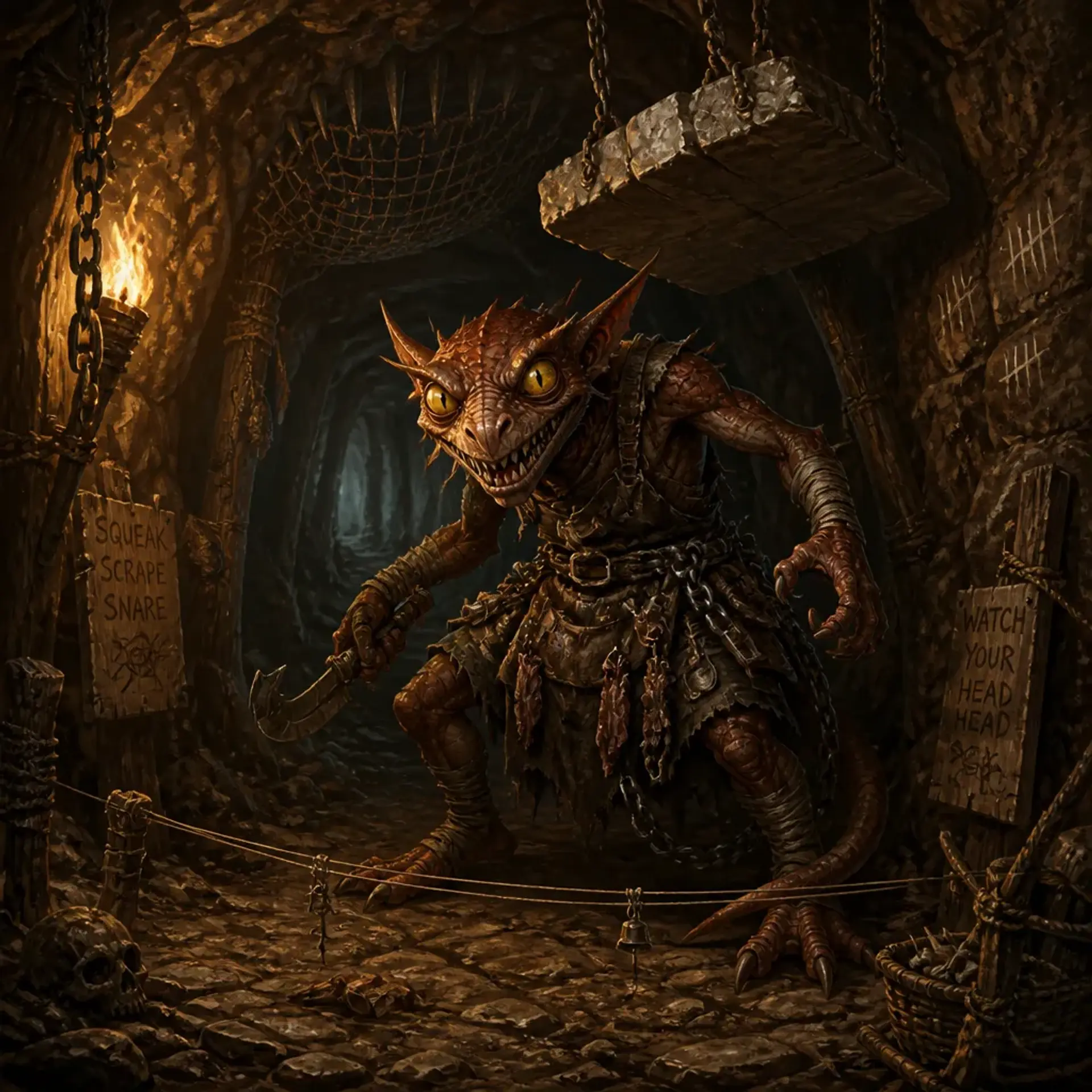 Kettenbeißer - AI-generated fantasy Monster