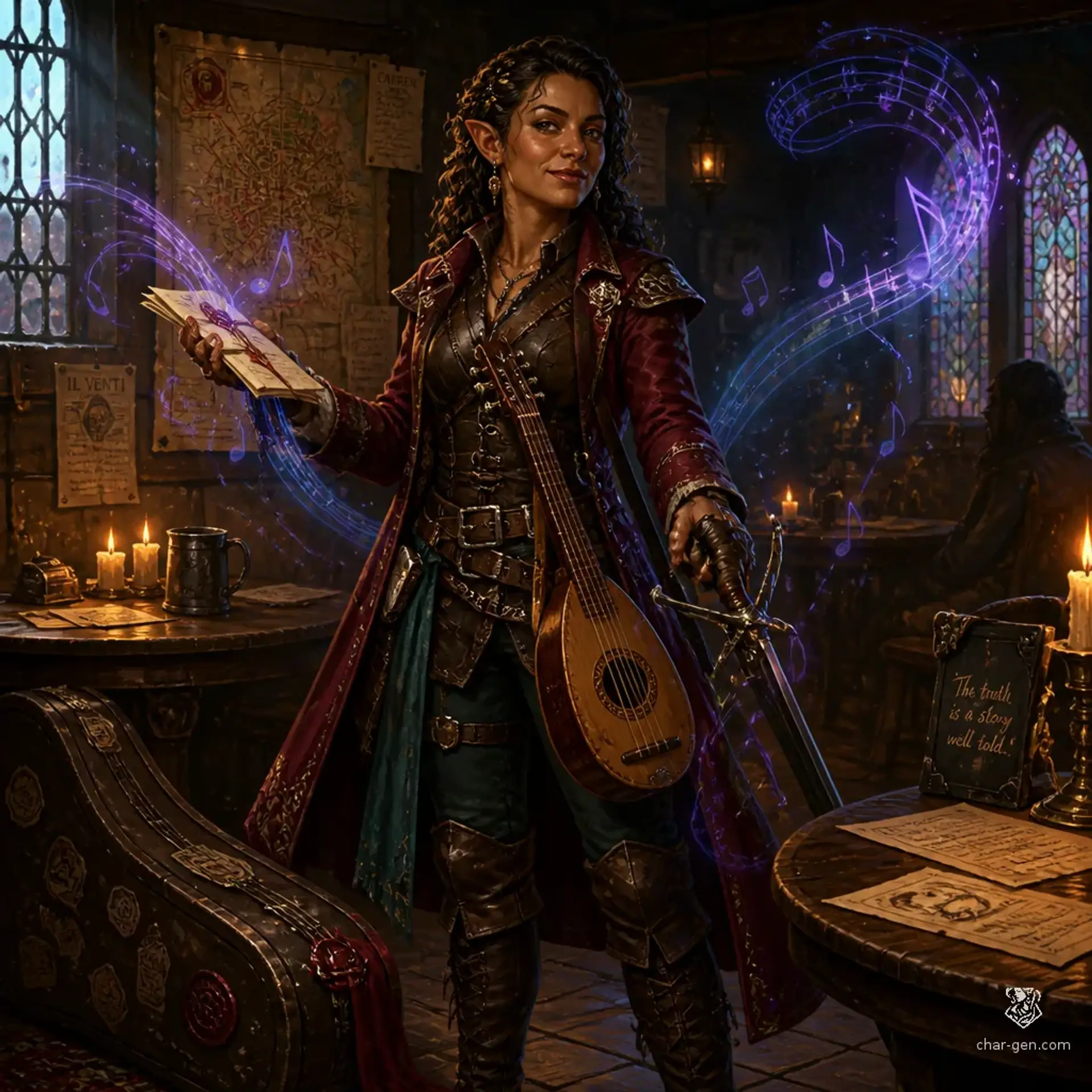 Mirela Sodi - AI-generated fantasy Character