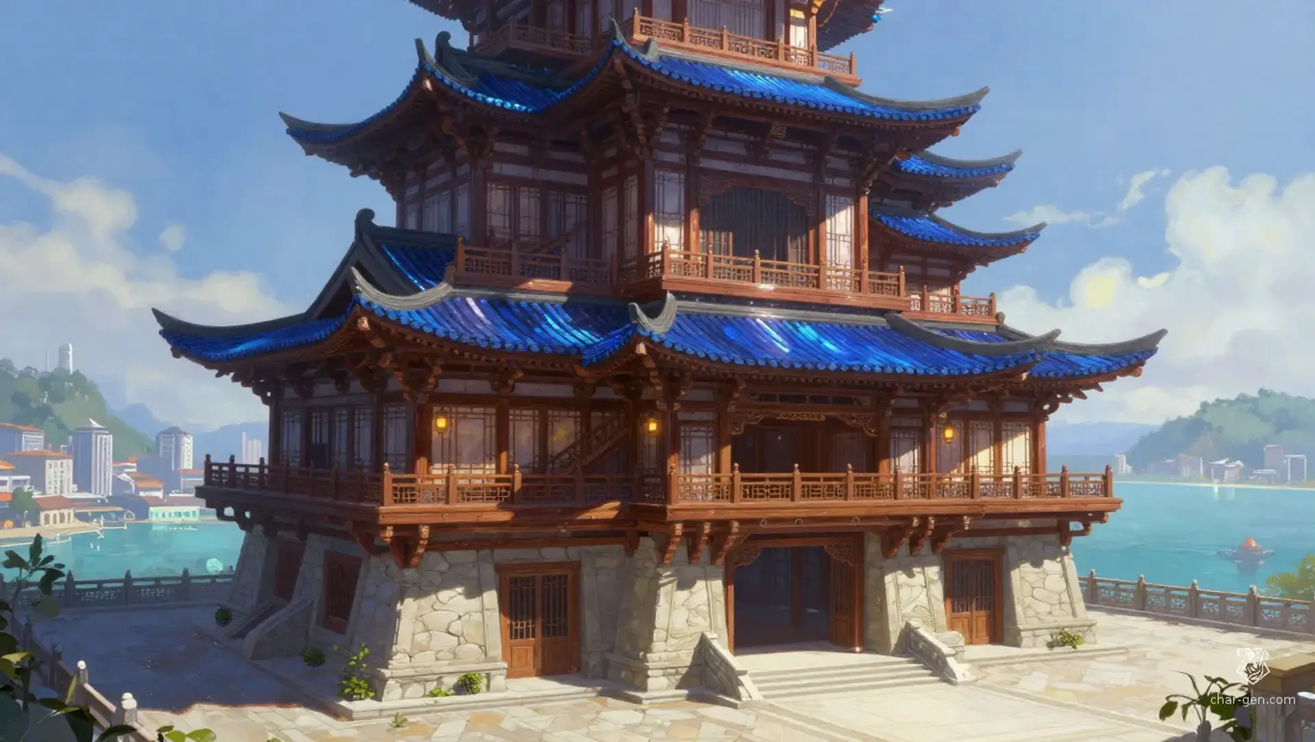 Azure Pagoda