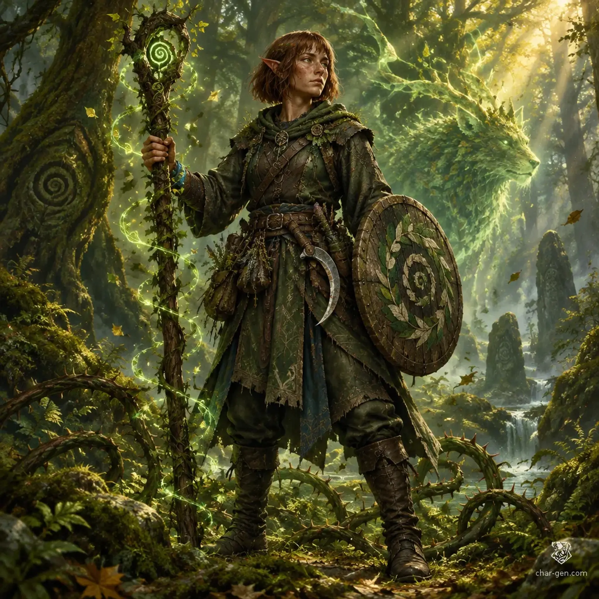 Miko Suma - AI-generated fantasy Character