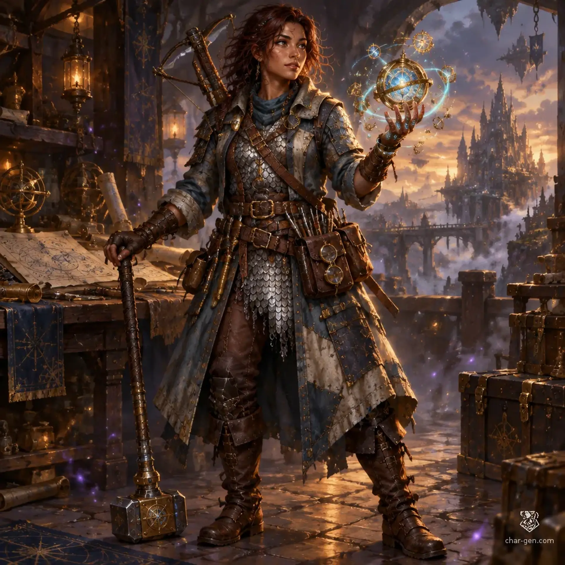 Carsys Lanshodere - AI-generated fantasy Character
