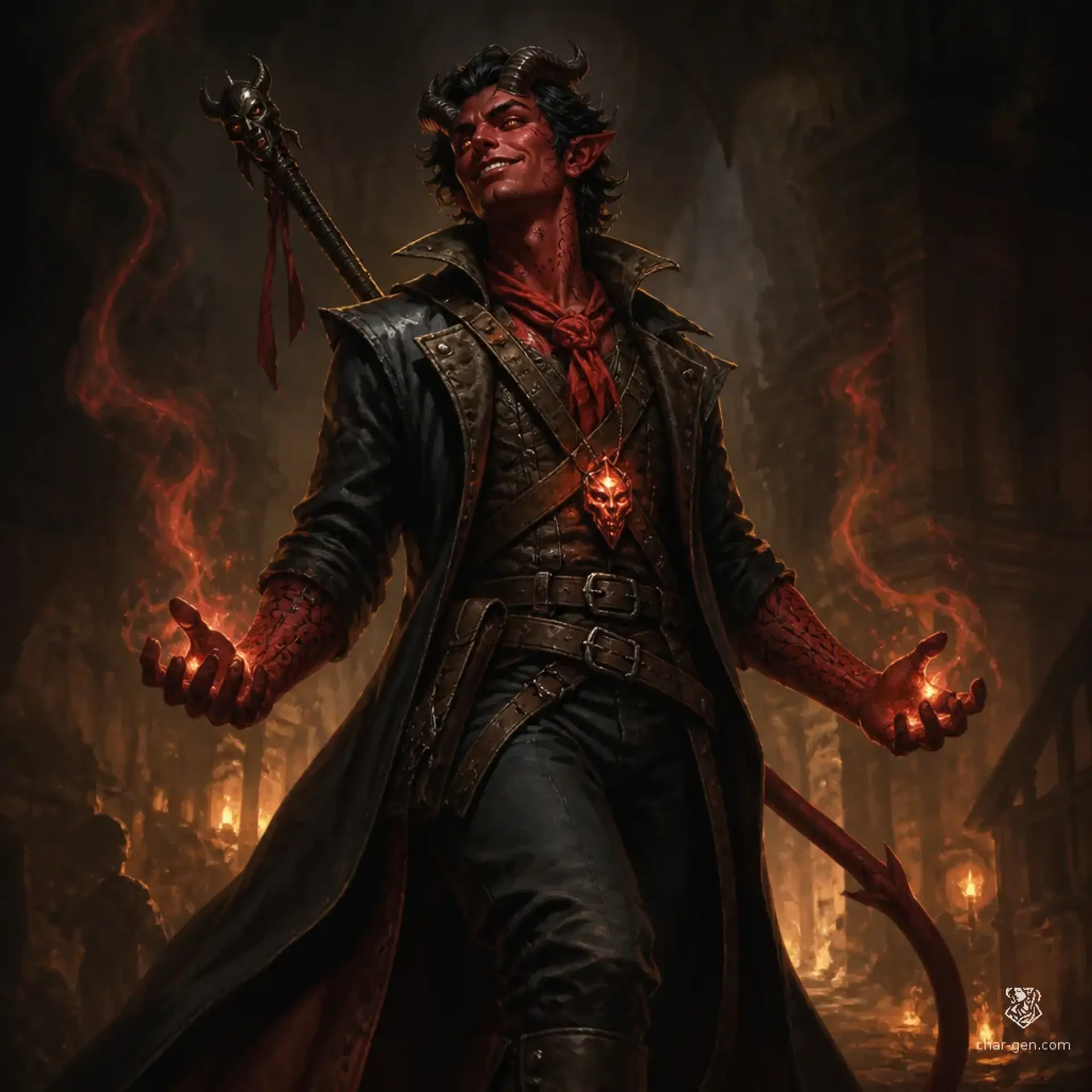 Morthos - AI-generated fantasy Character