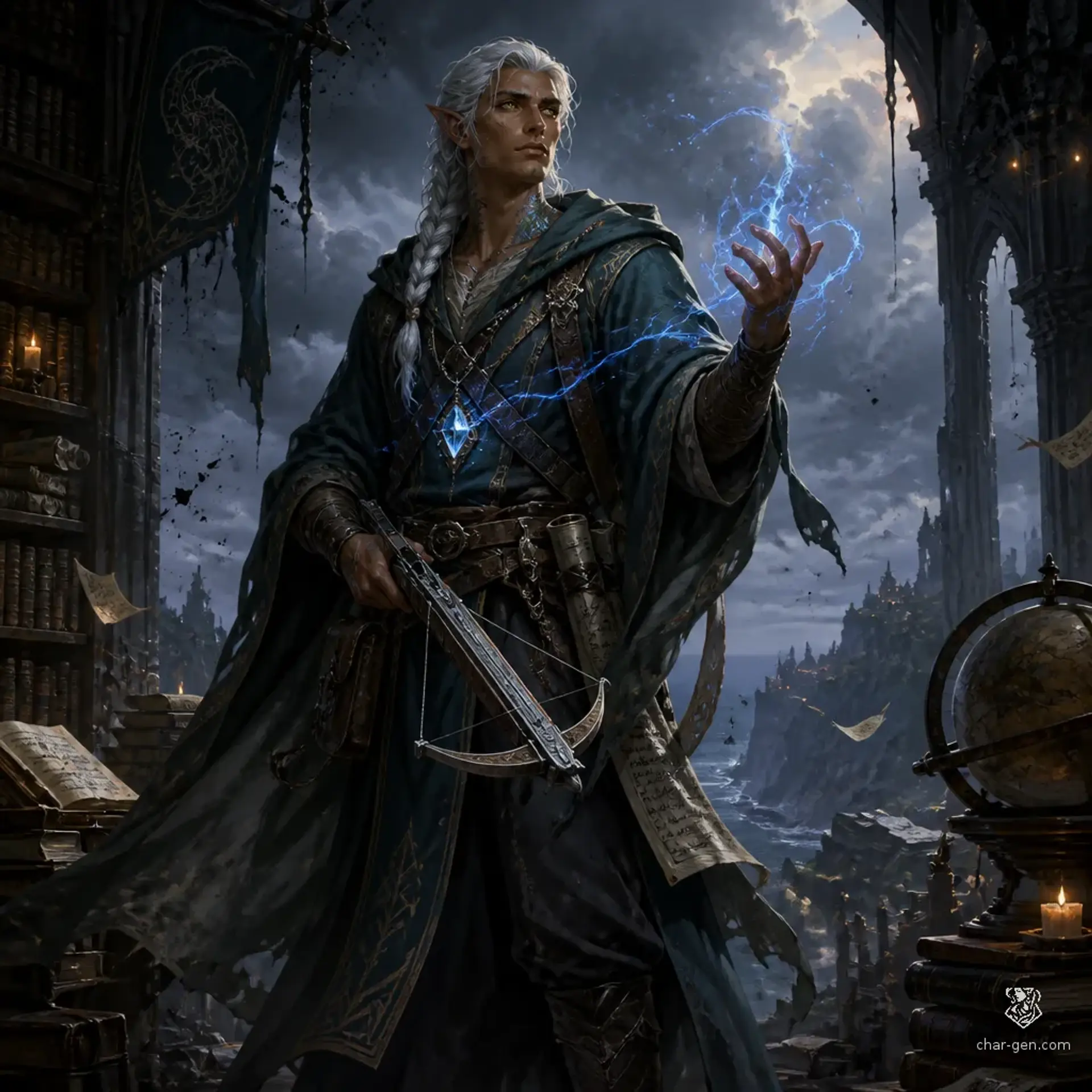 varek valthoren - AI-generated fantasy Character