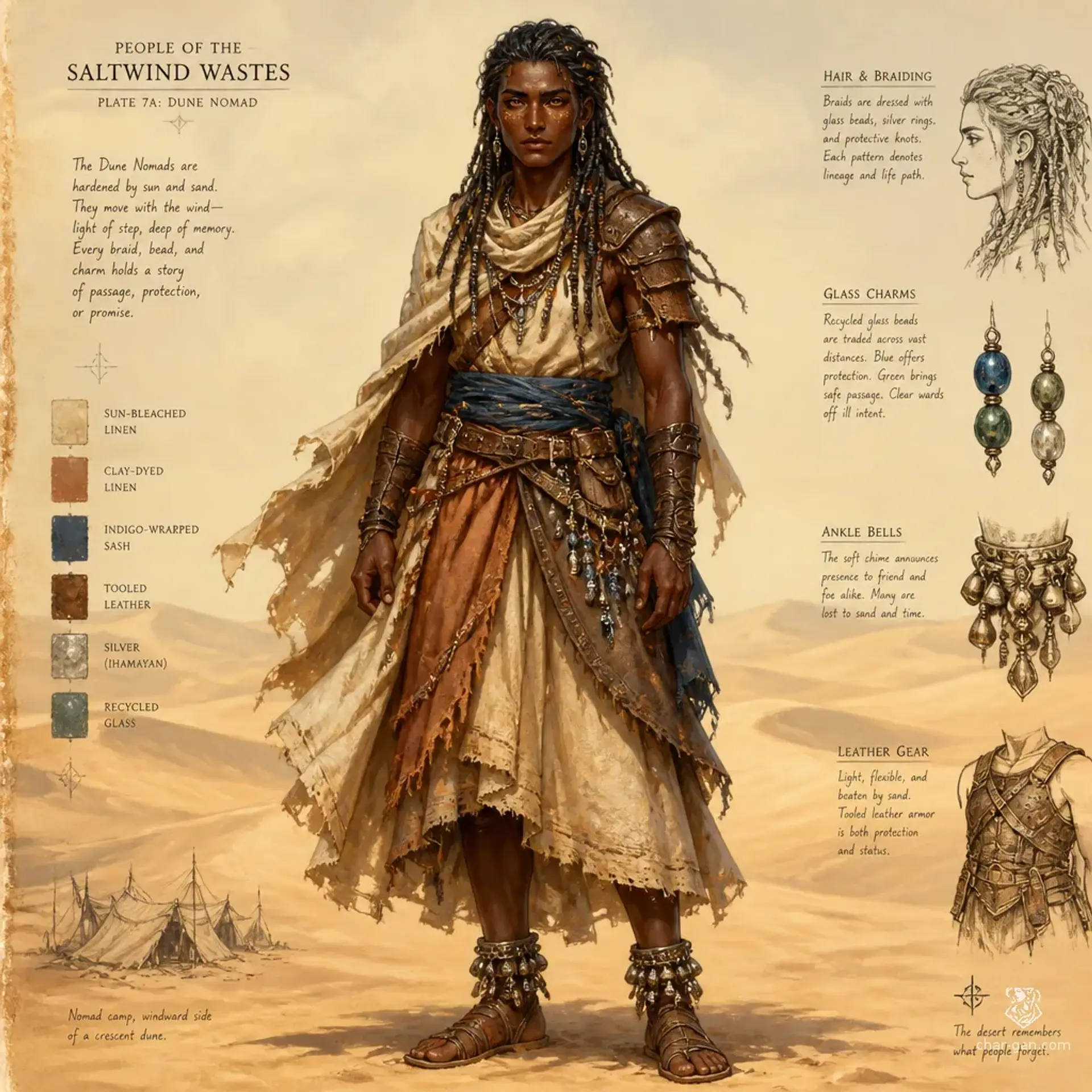 Sunway Folk - AI-generated fantasy Species