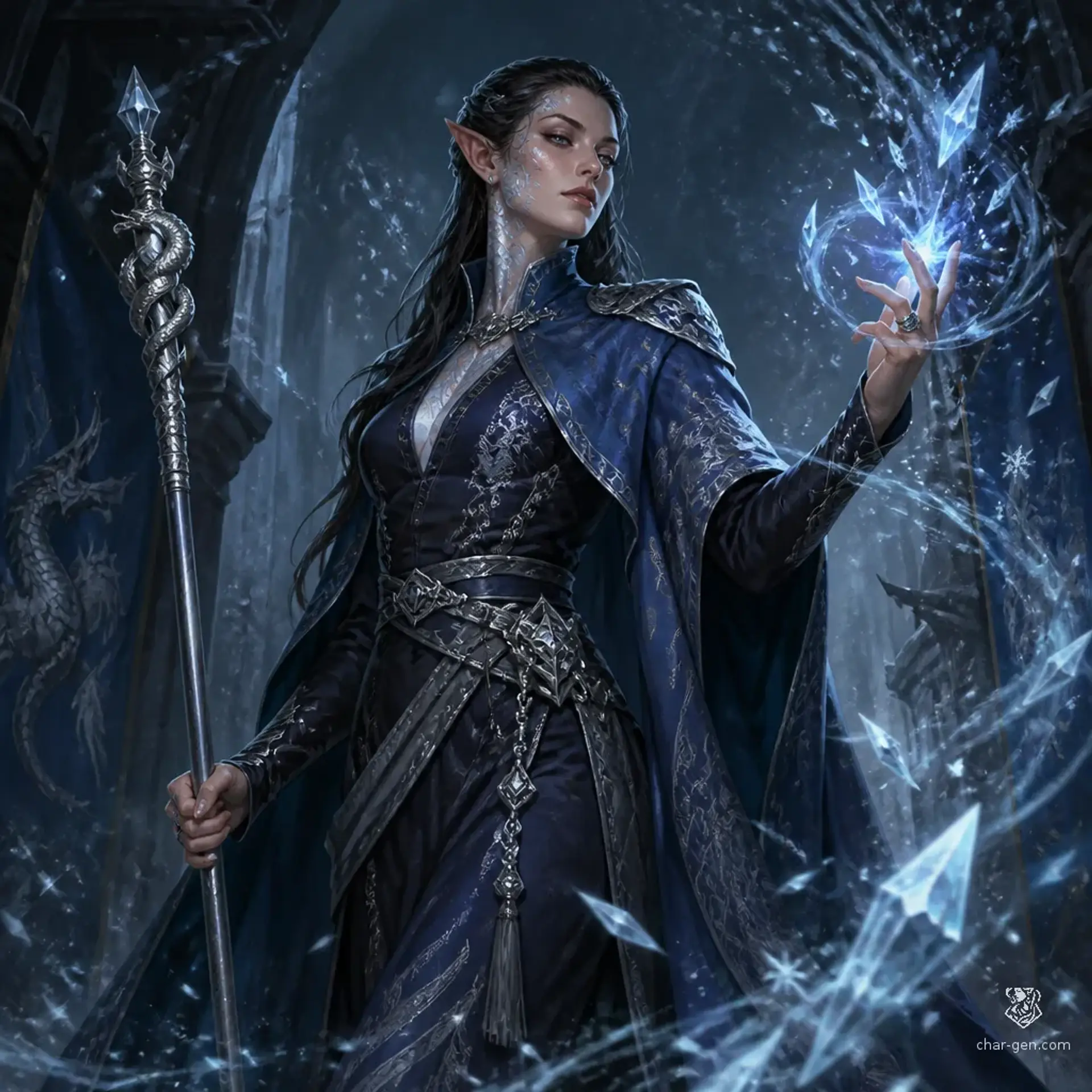 Amelina Sair - AI-generated fantasy Character