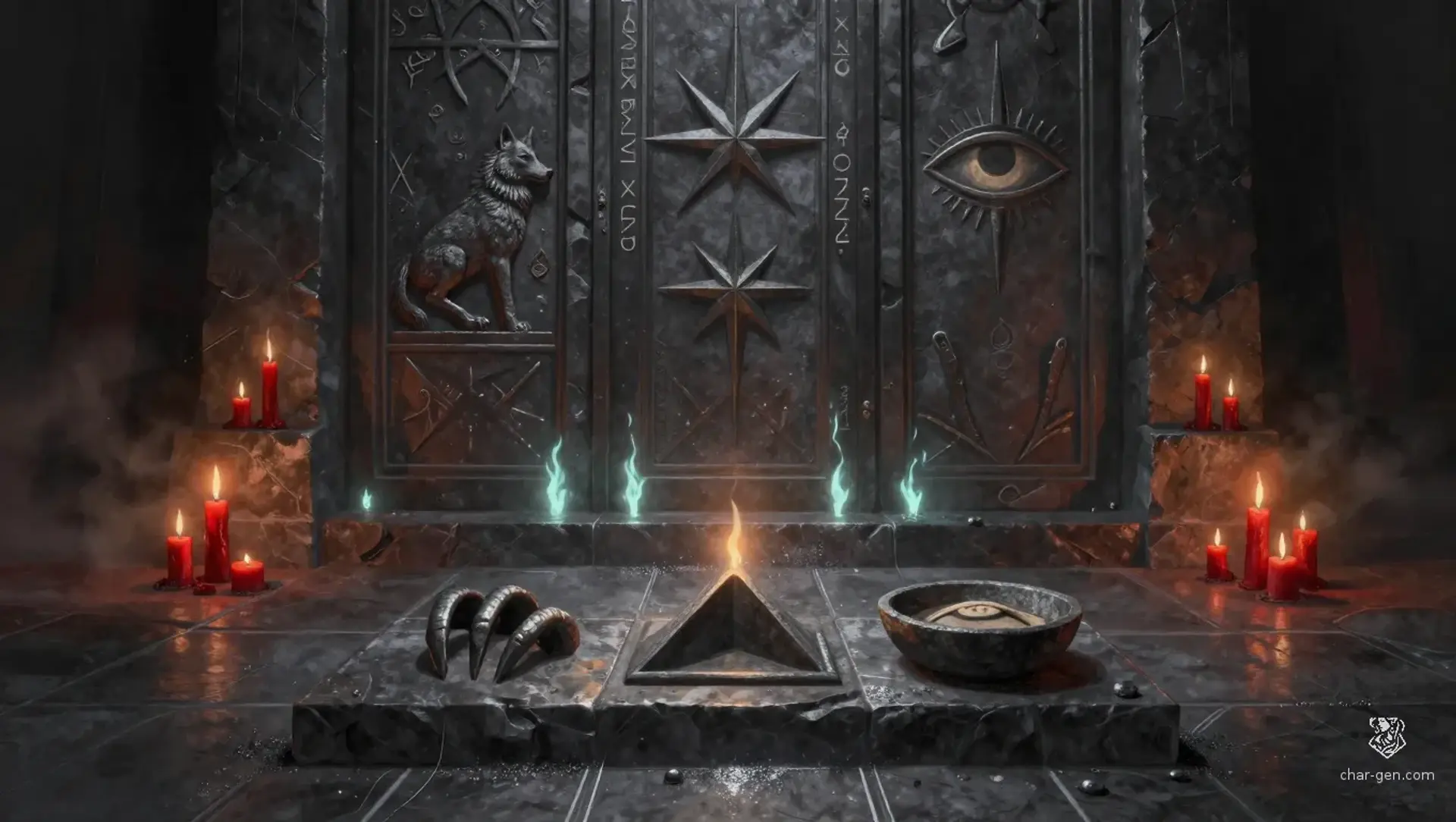 The Door of the Three Attendants