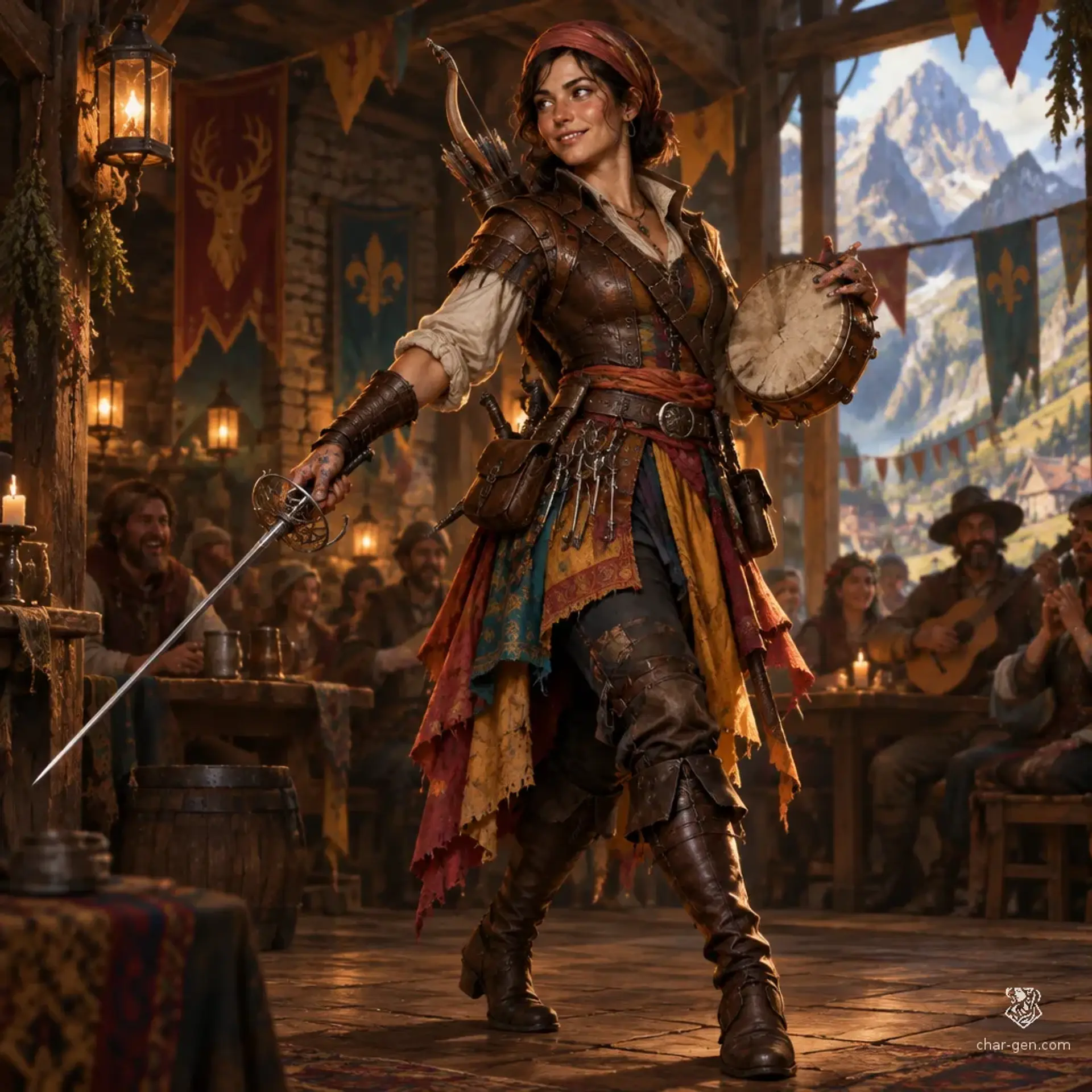 Halla Nassar - AI-generated fantasy Character